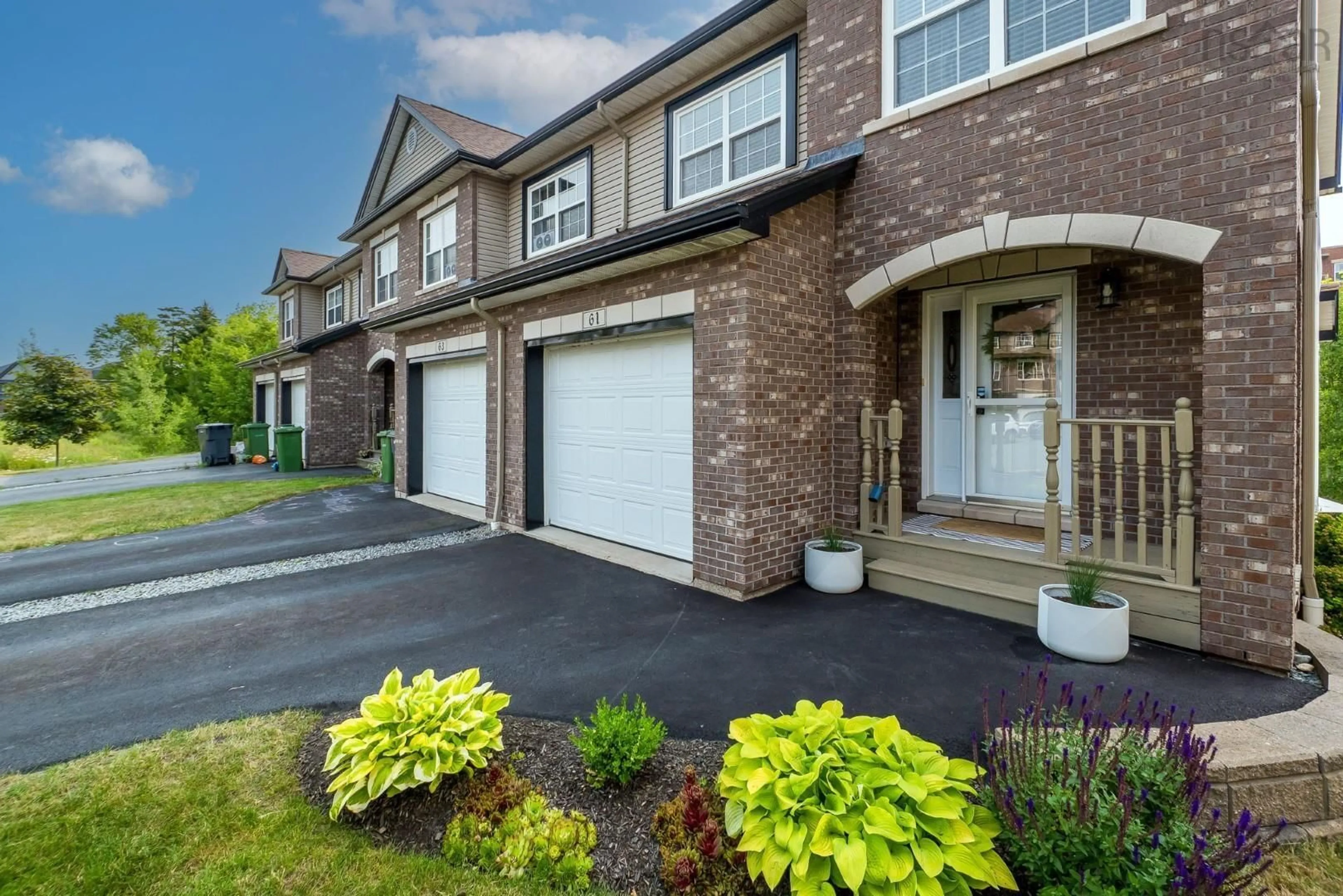 Home with brick exterior material, street for 61 Morningfield Lane, Dartmouth Nova Scotia B2W 0J6