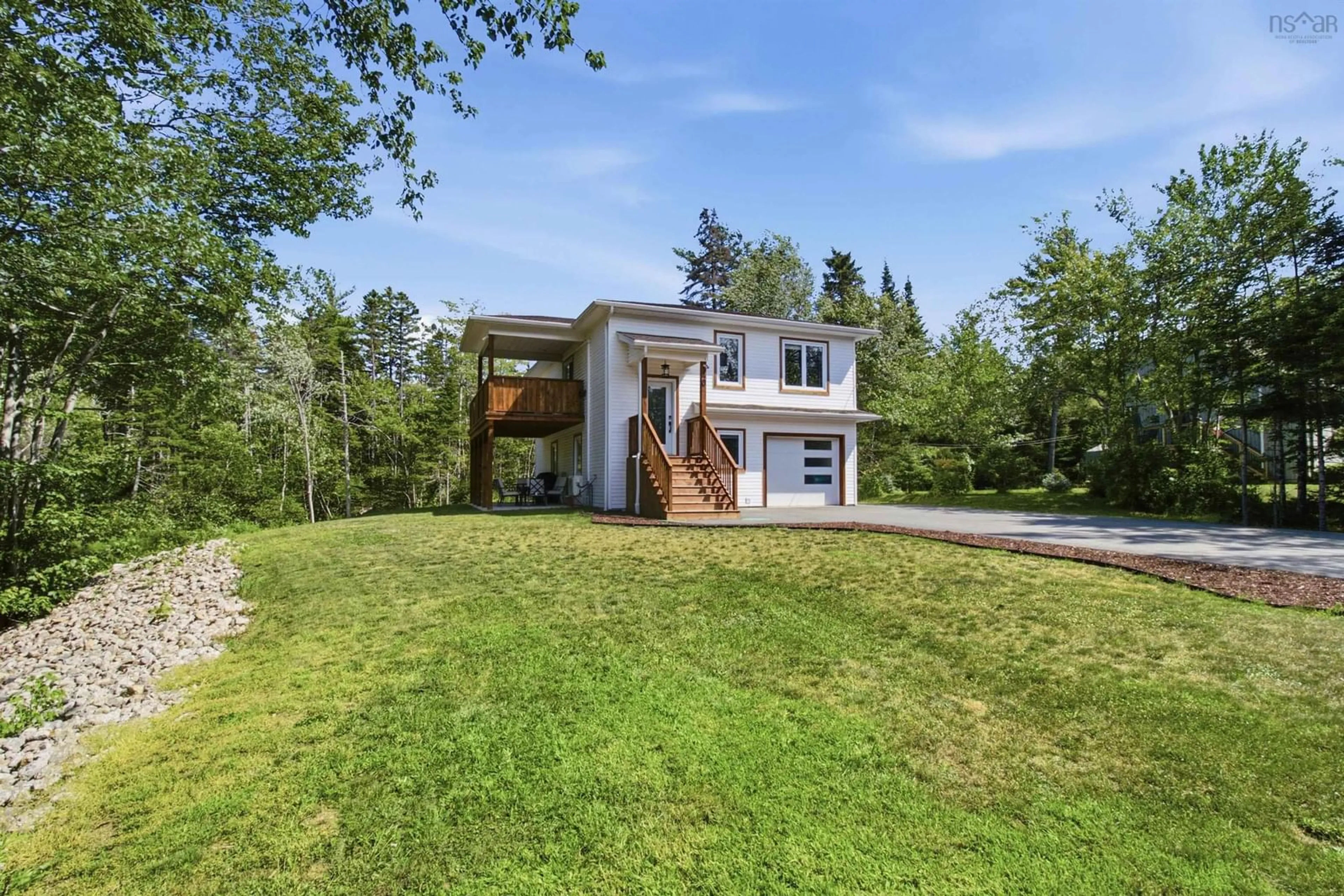 A pic from outside/outdoor area/front of a property/back of a property/a pic from drone, unknown for 420 Patton Rd, Upper Sackville Nova Scotia B4E 3B7