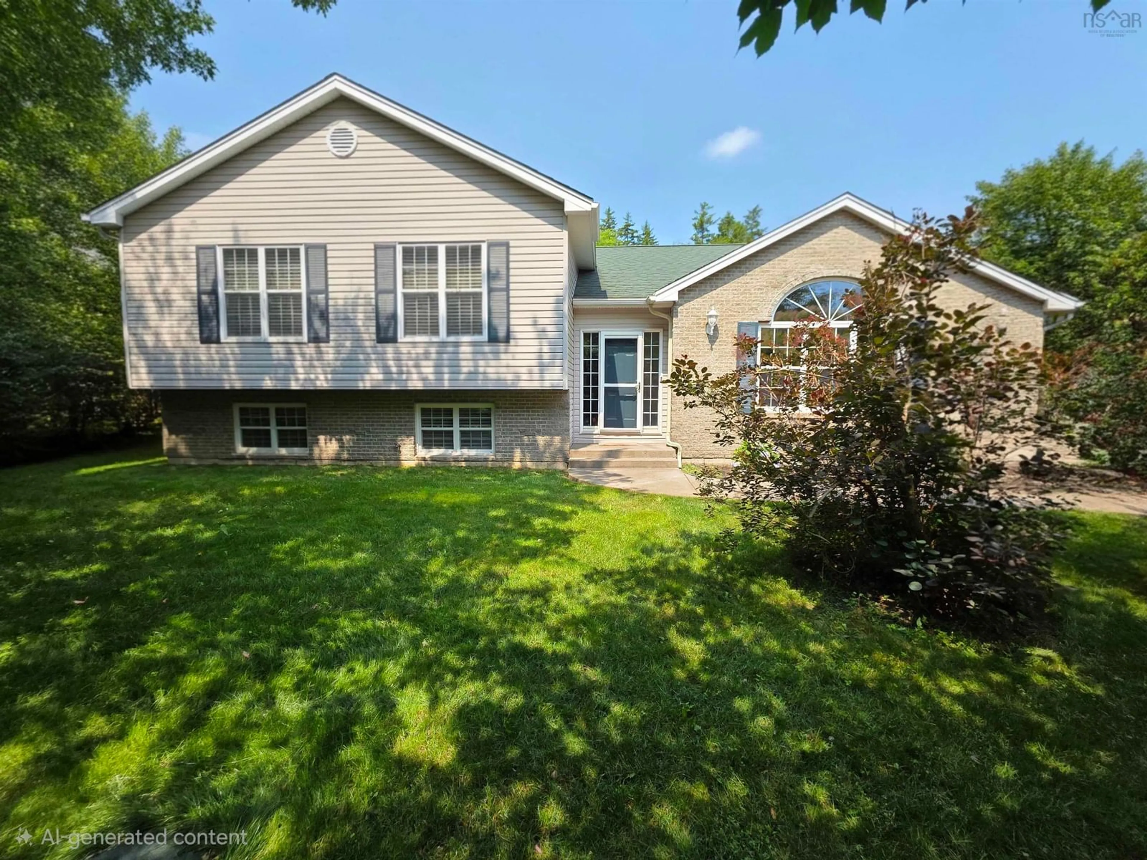 Home with vinyl exterior material, street for 52 Wilson Lake Dr, Middle Sackville Nova Scotia B4E 3G3