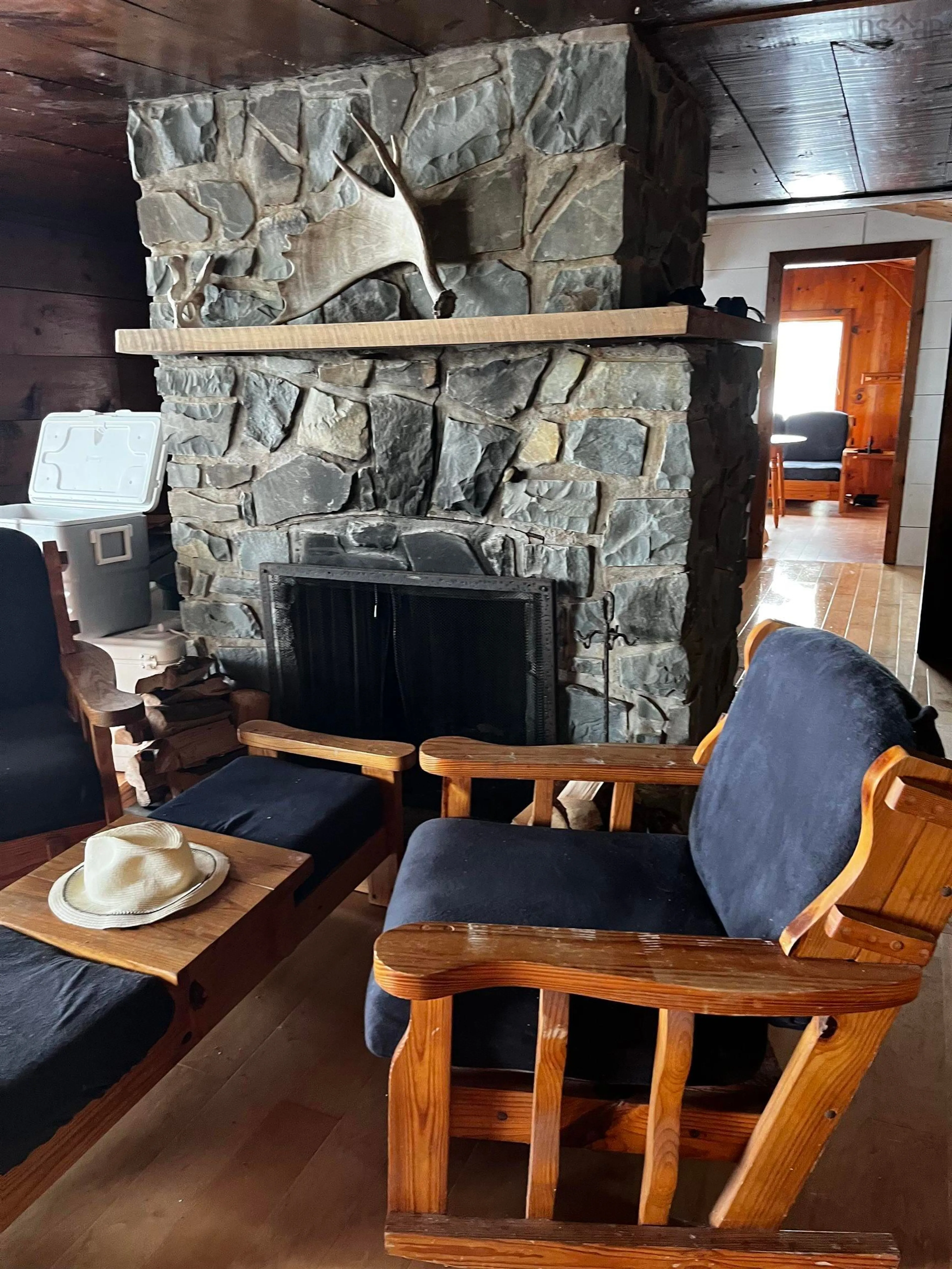 Living room with furniture, unknown for 1 Beaver Island Rd, Milton Nova Scotia B0T 1E0