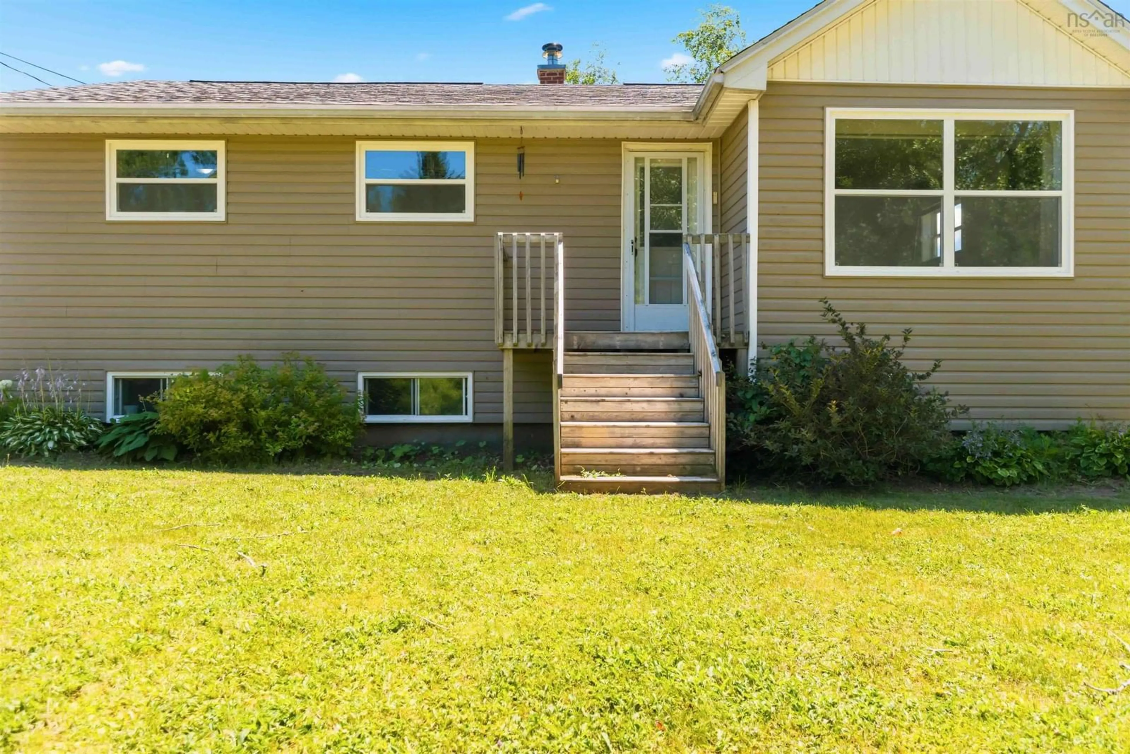 Home with vinyl exterior material, street for 702 Windsor Back Rd, Three Mile Plains Nova Scotia B0N 2T0