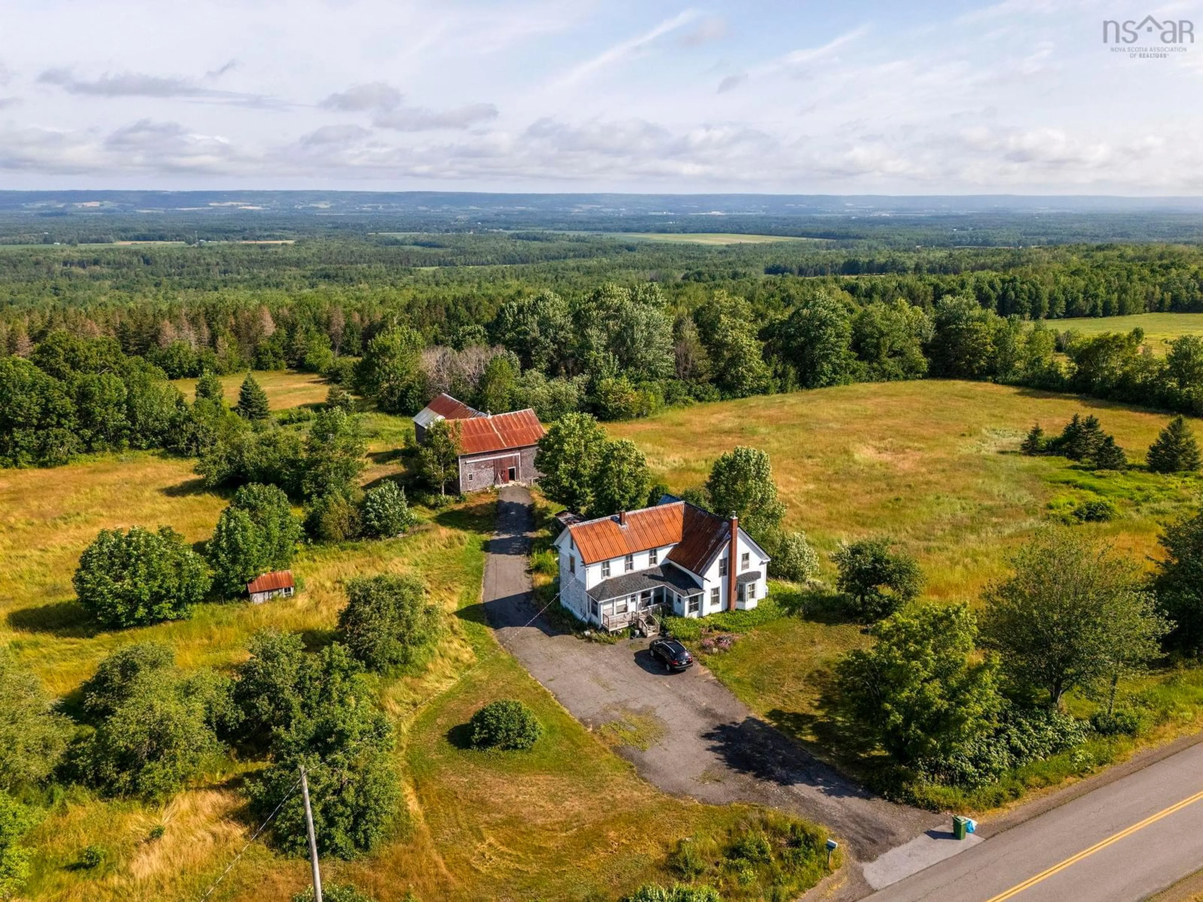 A pic from outside/outdoor area/front of a property/back of a property/a pic from drone, unknown for 1309 Harmony Rd, Harmony Nova Scotia B0P 1R0