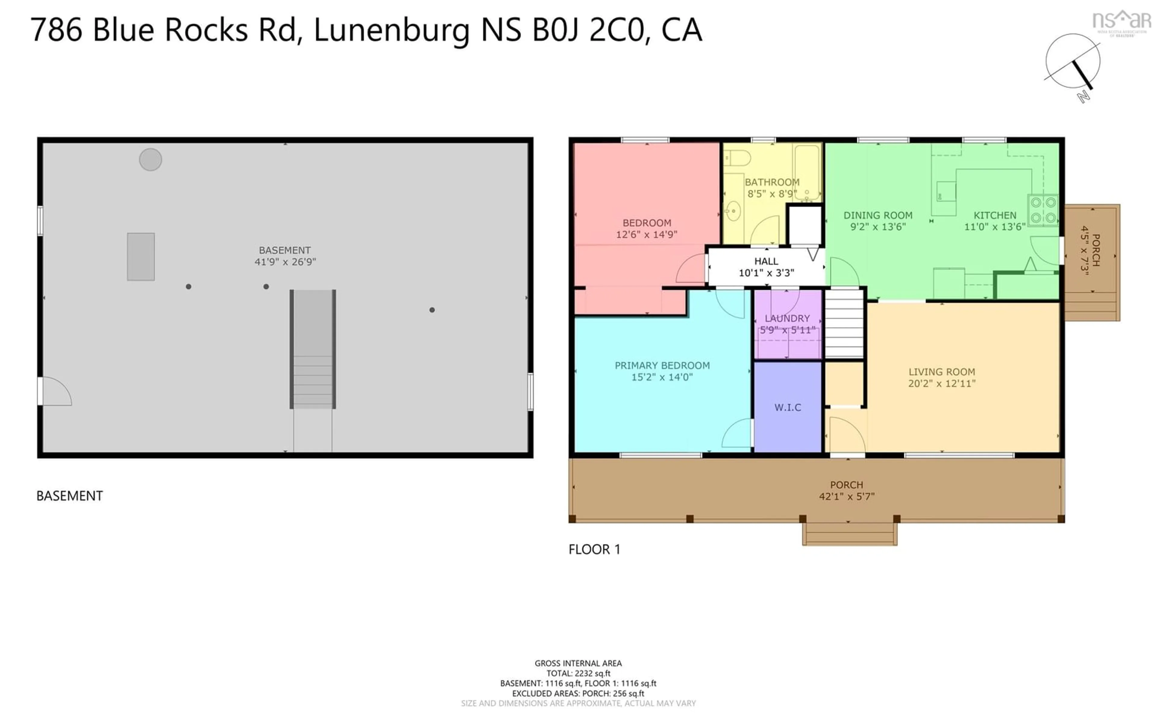 Floor plan for 786 Blue Rocks Road, Garden Lots Nova Scotia B0J 2C0