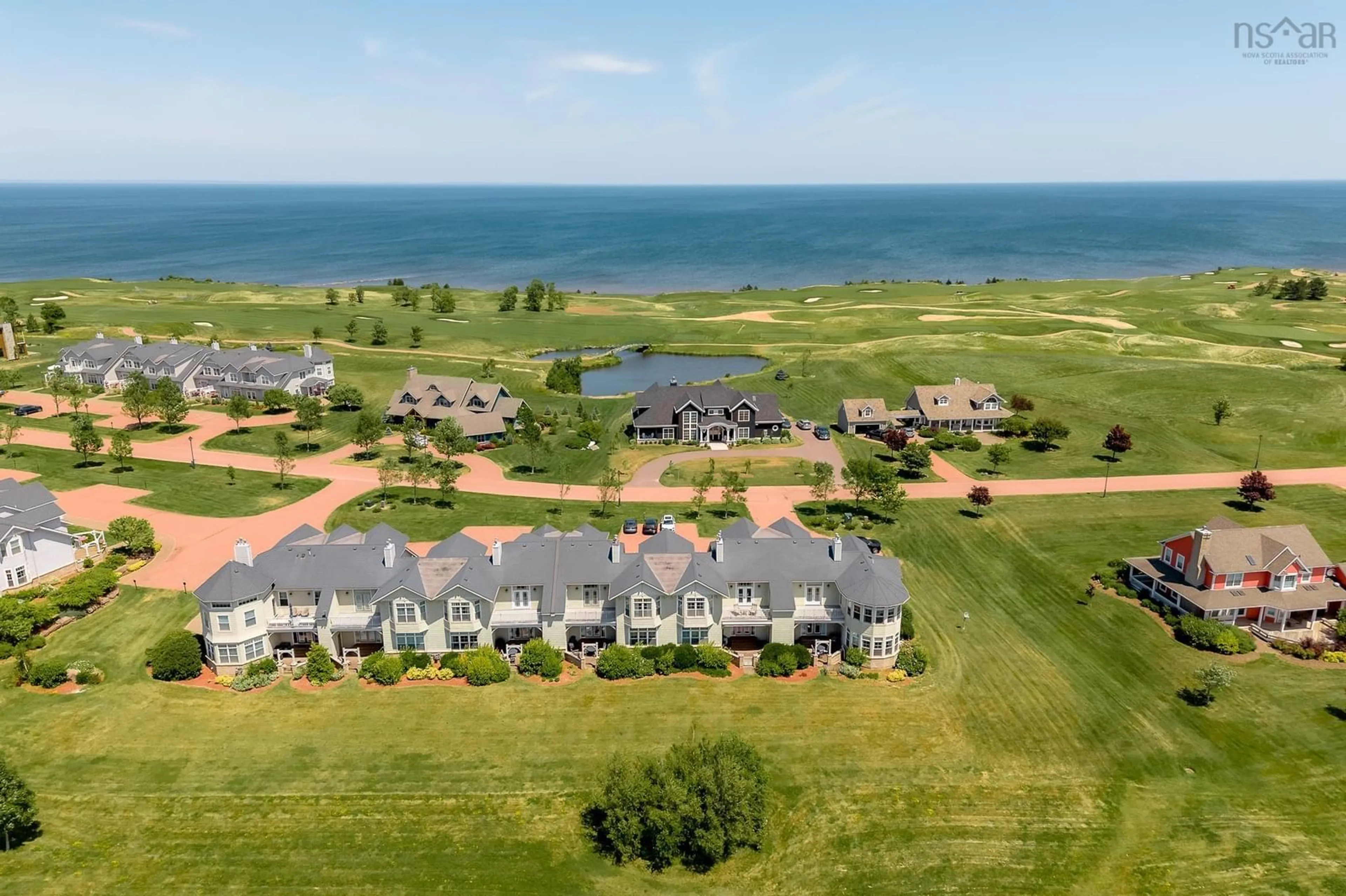 A pic from outside/outdoor area/front of a property/back of a property/a pic from drone, water/lake/river/ocean view for 133 Harbourside Drive Dr, Fox Harbour Nova Scotia B0K 1L0