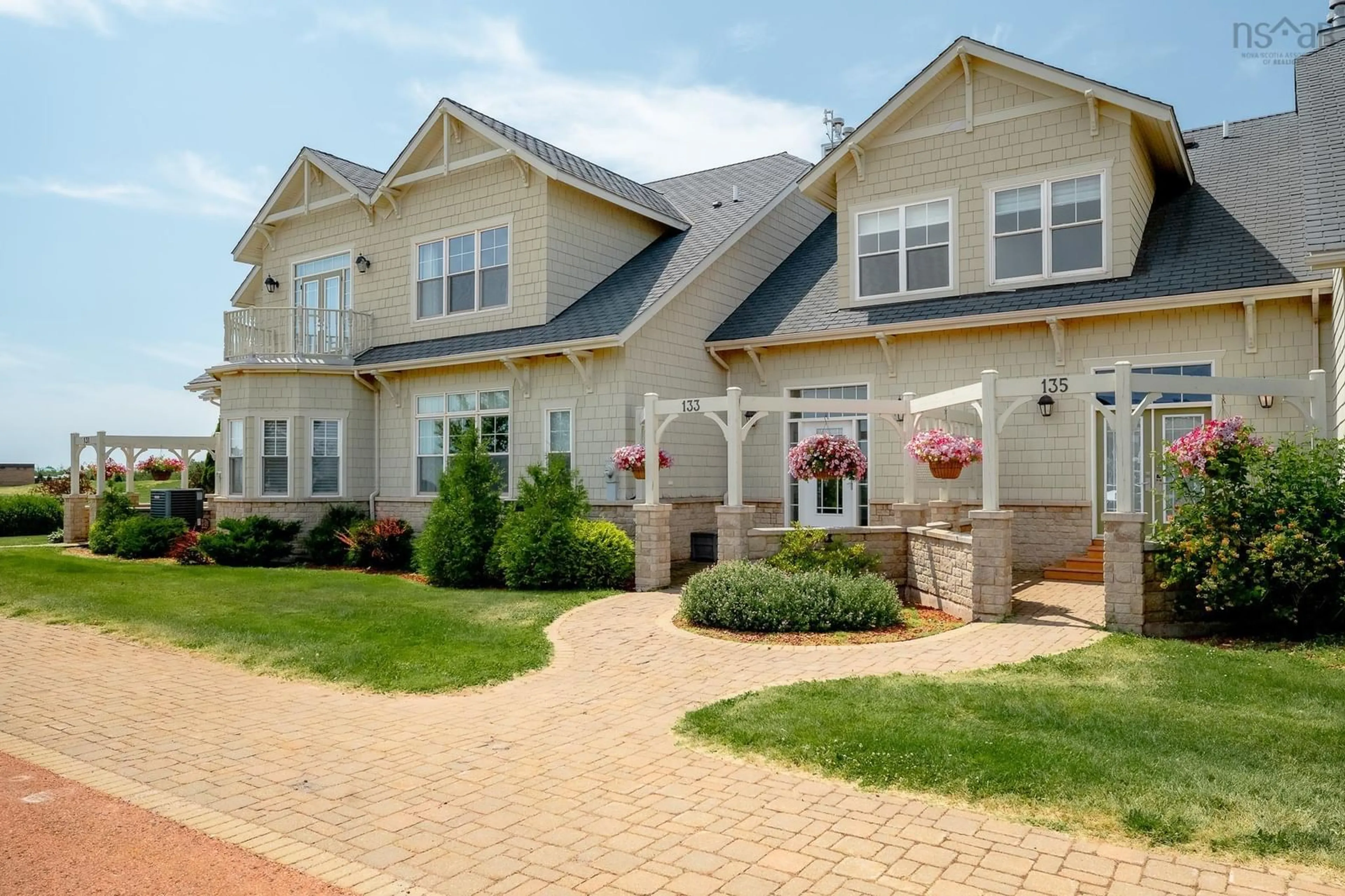 Home with brick exterior material, street for 133 Harbourside Drive Dr, Fox Harbour Nova Scotia B0K 1L0
