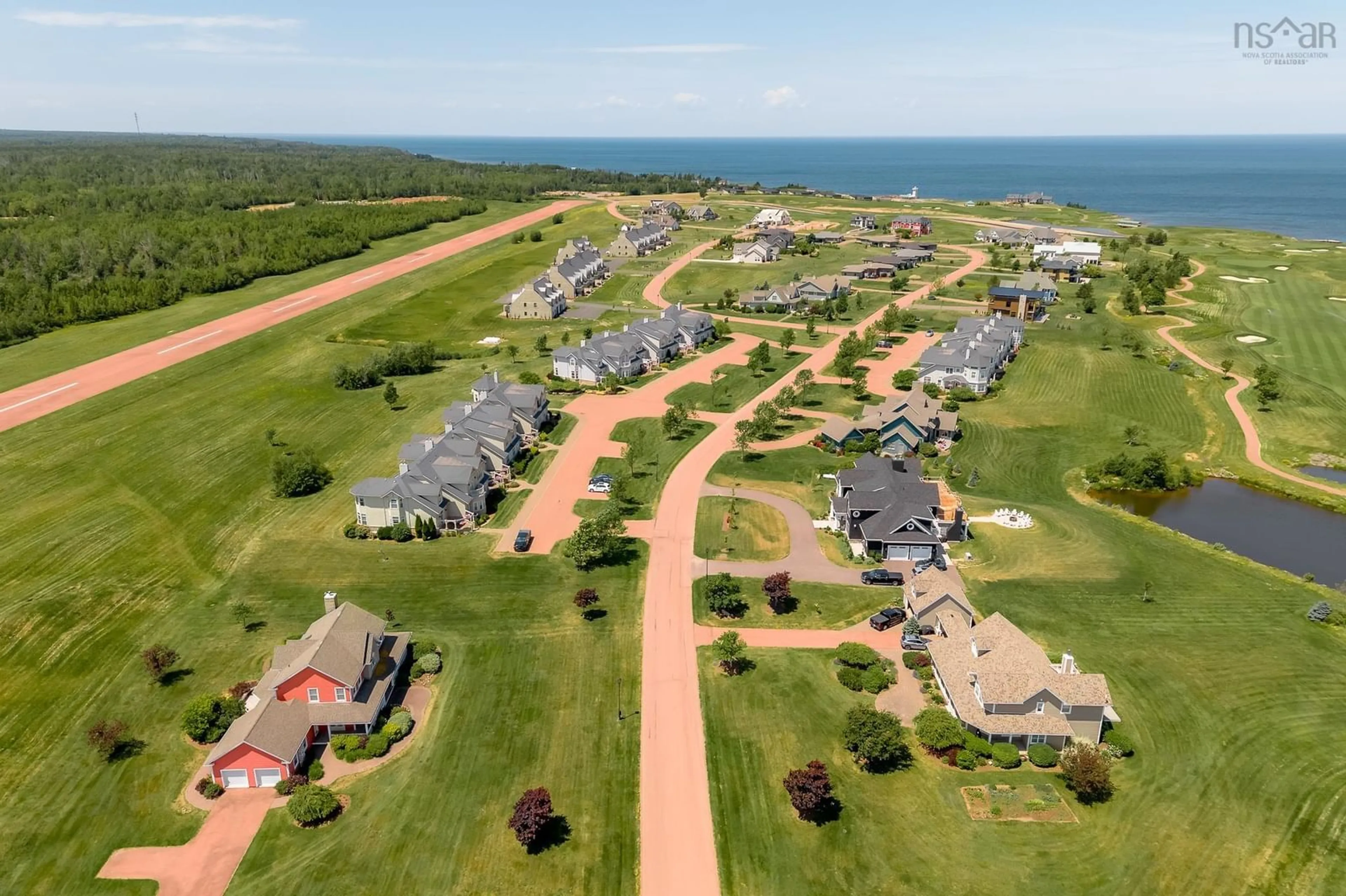 A pic from outside/outdoor area/front of a property/back of a property/a pic from drone, water/lake/river/ocean view for 133 Harbourside Drive Dr, Fox Harbour Nova Scotia B0K 1L0