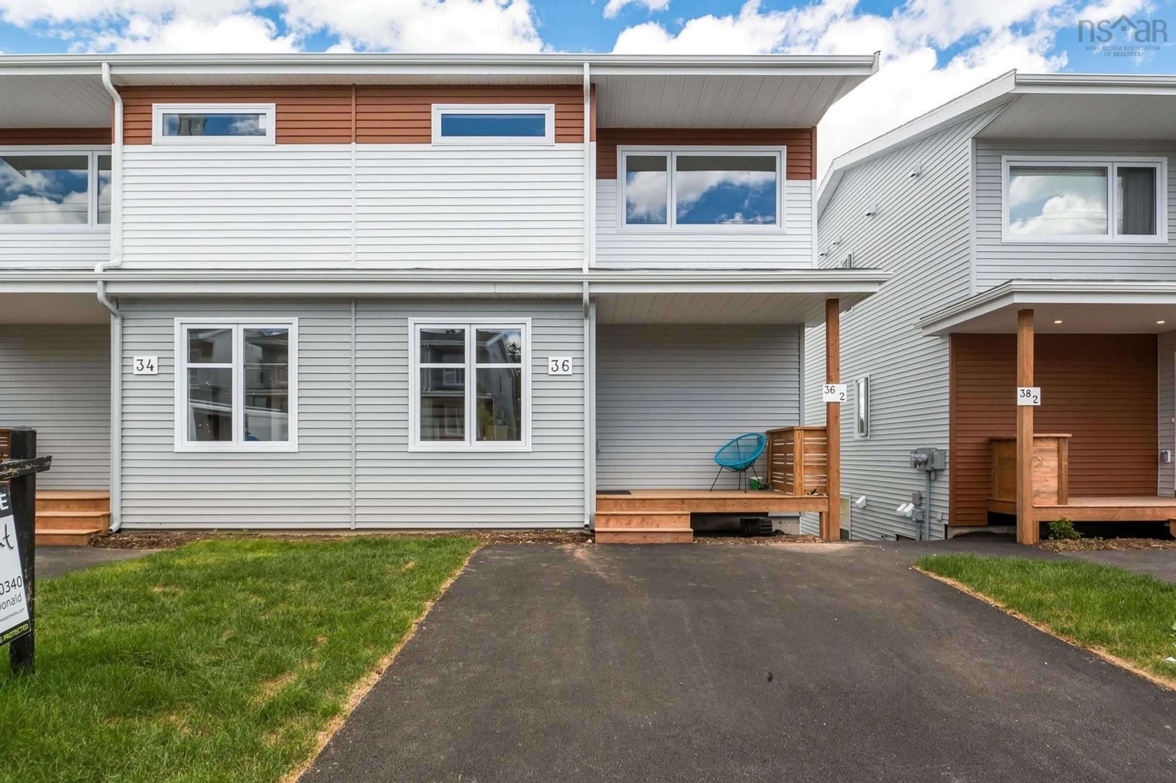 Home with vinyl exterior material, street for 36 Berm St, Spryfield Nova Scotia B3R 0H2