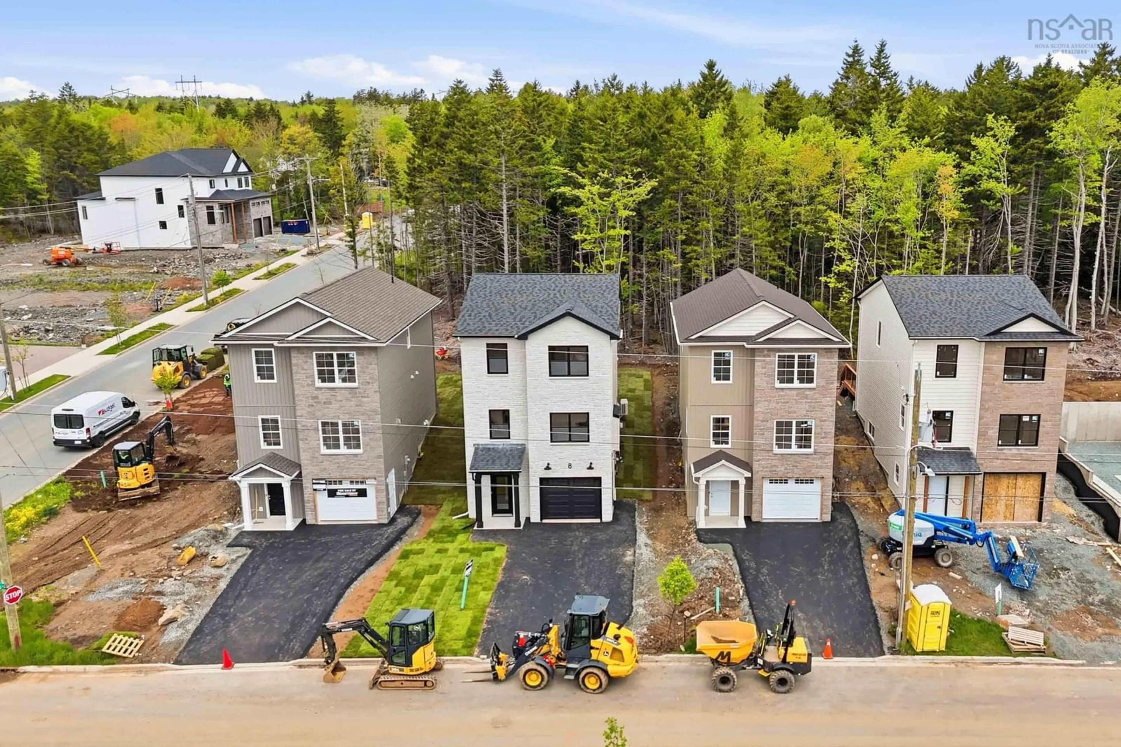 A pic from outside/outdoor area/front of a property/back of a property/a pic from drone, street for 4 Garvey Crt #GAR-1, Bedford Nova Scotia B4B 2V6