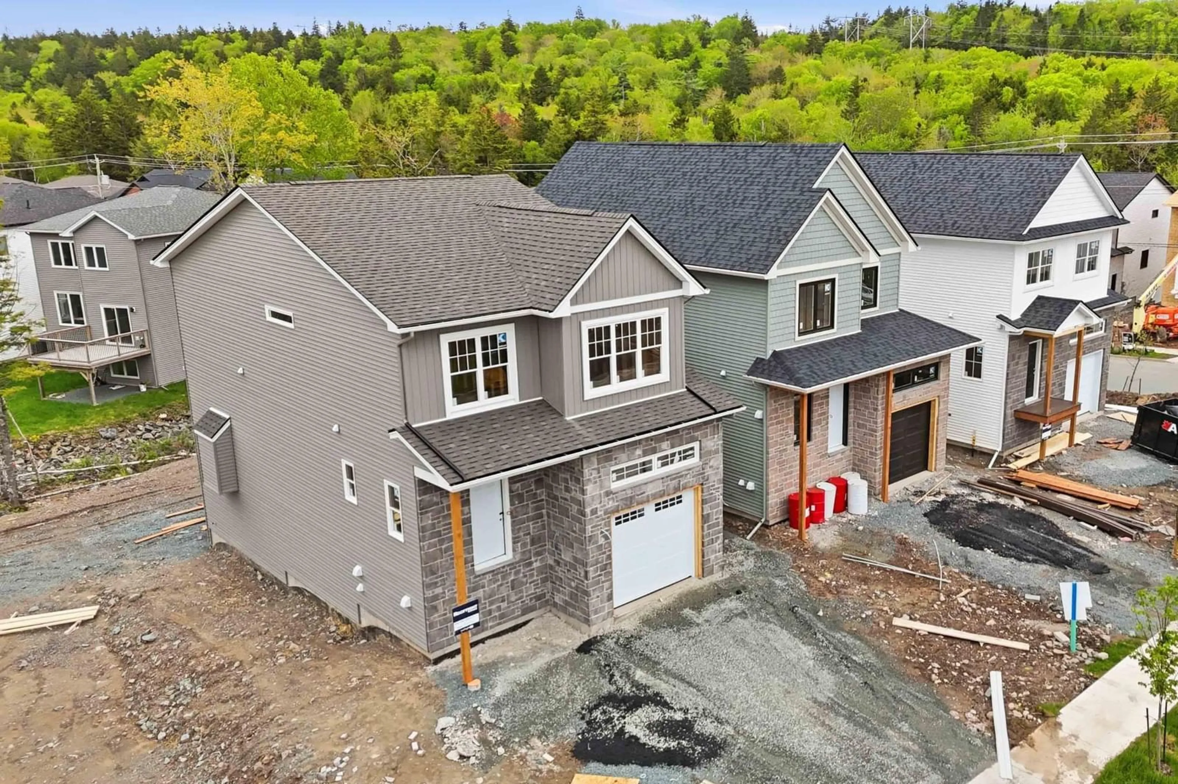 A pic from outside/outdoor area/front of a property/back of a property/a pic from drone, unknown for 11 Garvey Crt #GAR-49, Bedford Nova Scotia B4B 2V7