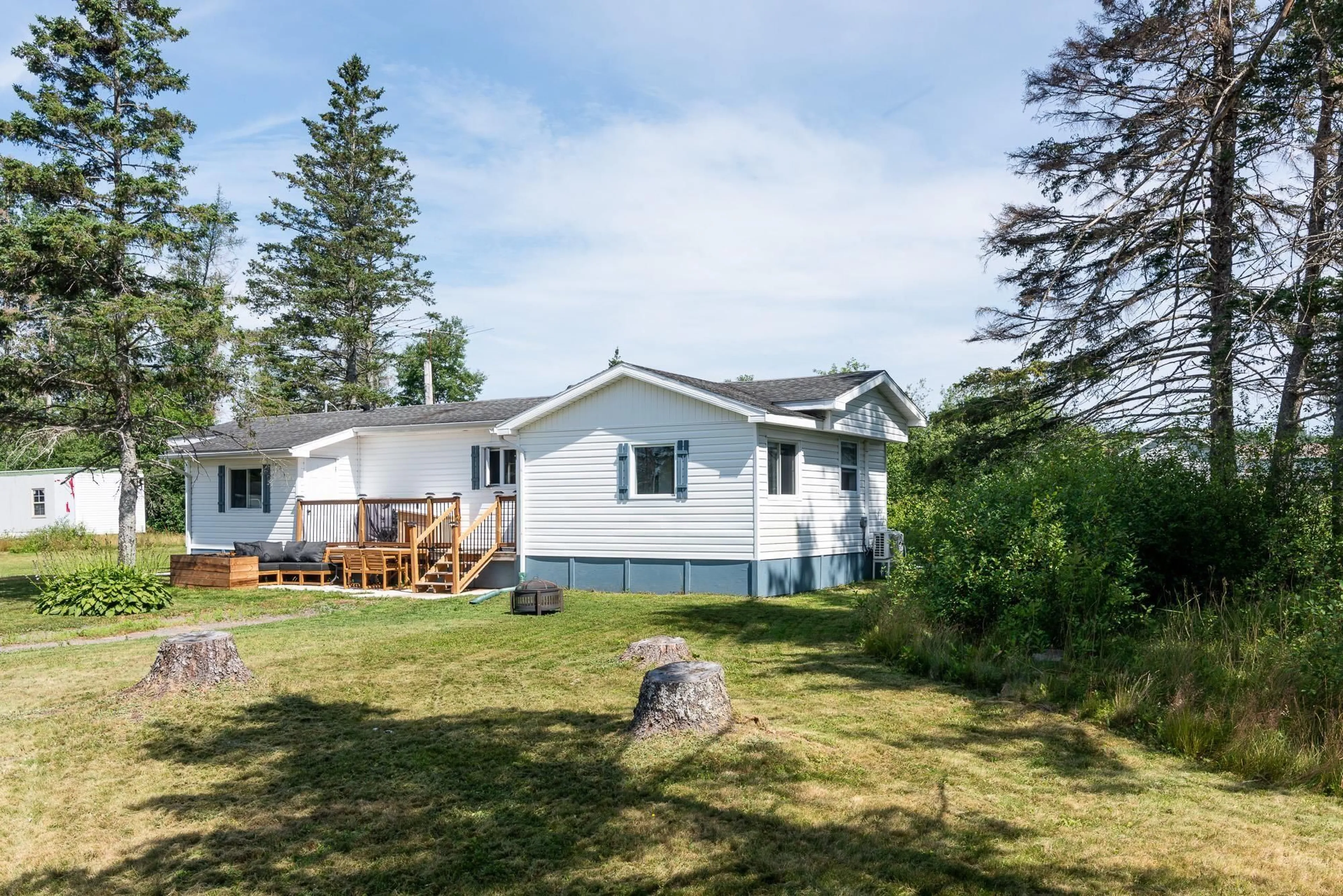A pic from outside/outdoor area/front of a property/back of a property/a pic from drone, water/lake/river/ocean view for 41 Forest Park Dr, Upper Brookside Nova Scotia B6L 2H1