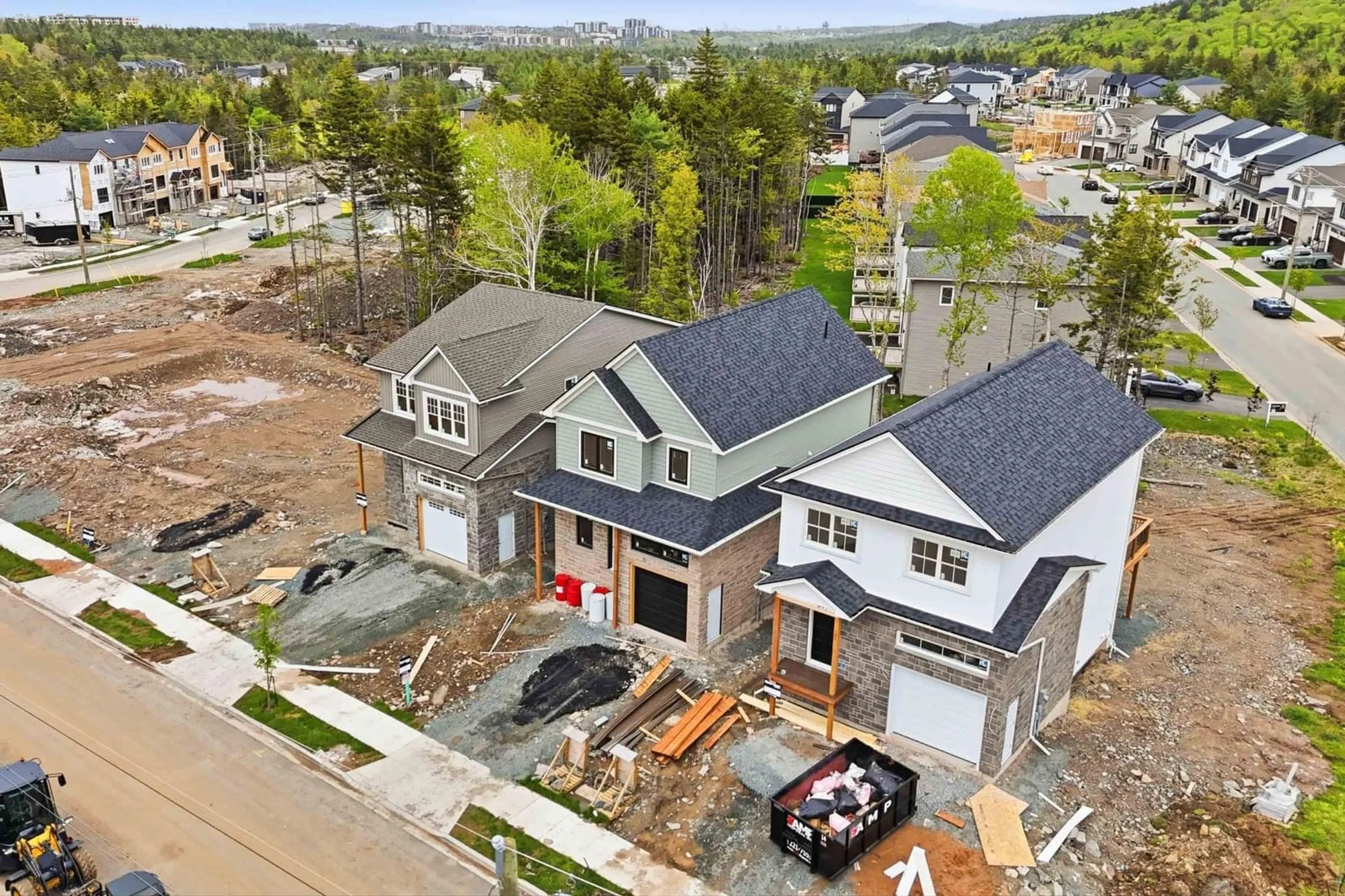 A pic from outside/outdoor area/front of a property/back of a property/a pic from drone, street for 7 Garvey Crt #GAR-50, Bedford Nova Scotia B4B 2V7