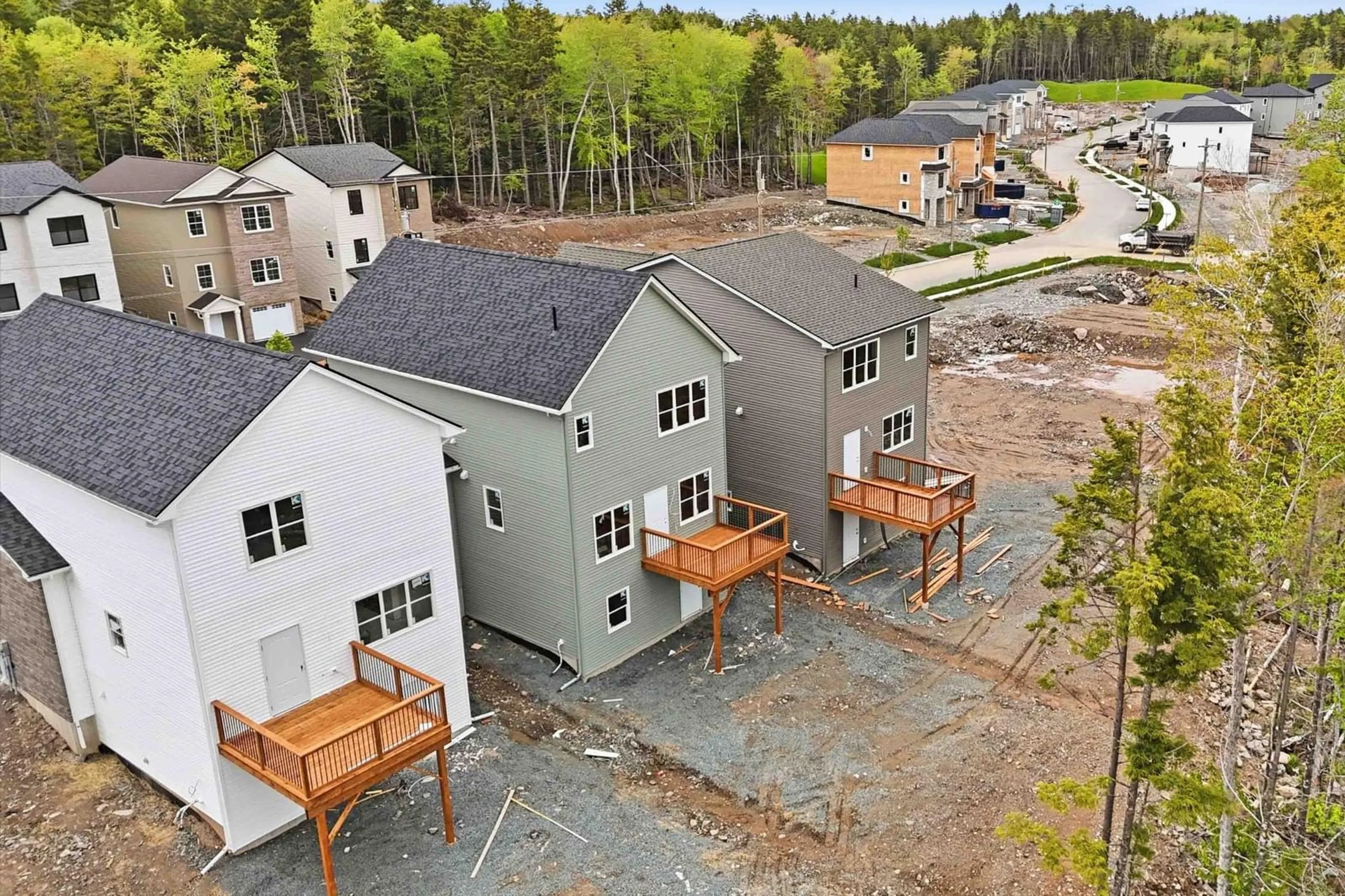A pic from outside/outdoor area/front of a property/back of a property/a pic from drone, unknown for 7 Garvey Crt #GAR-50, Bedford Nova Scotia B4B 2V7