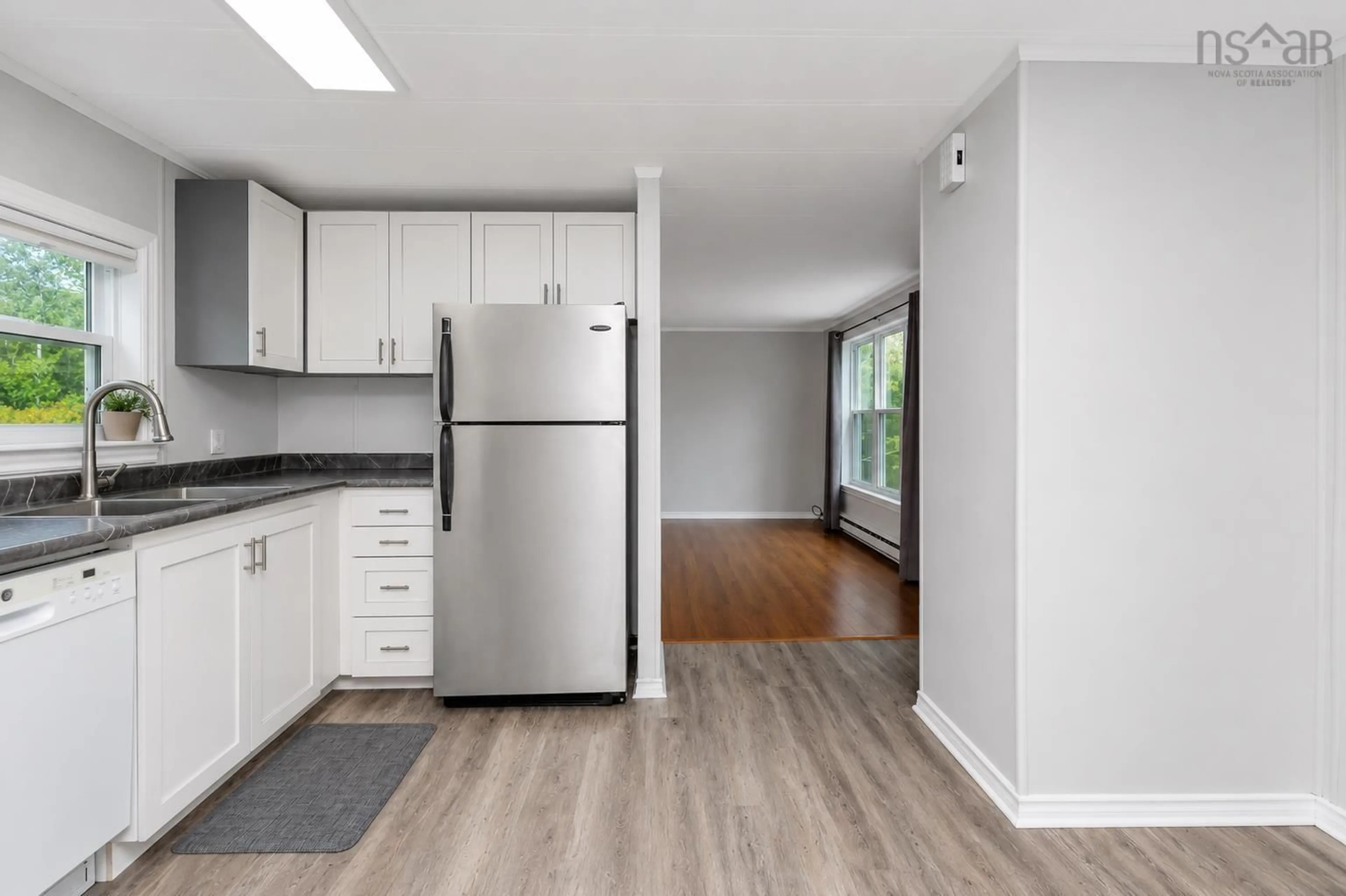 Standard kitchen, wood/laminate floor for 422 Chapel Rd, Northside East Bay Nova Scotia B1J 1C7