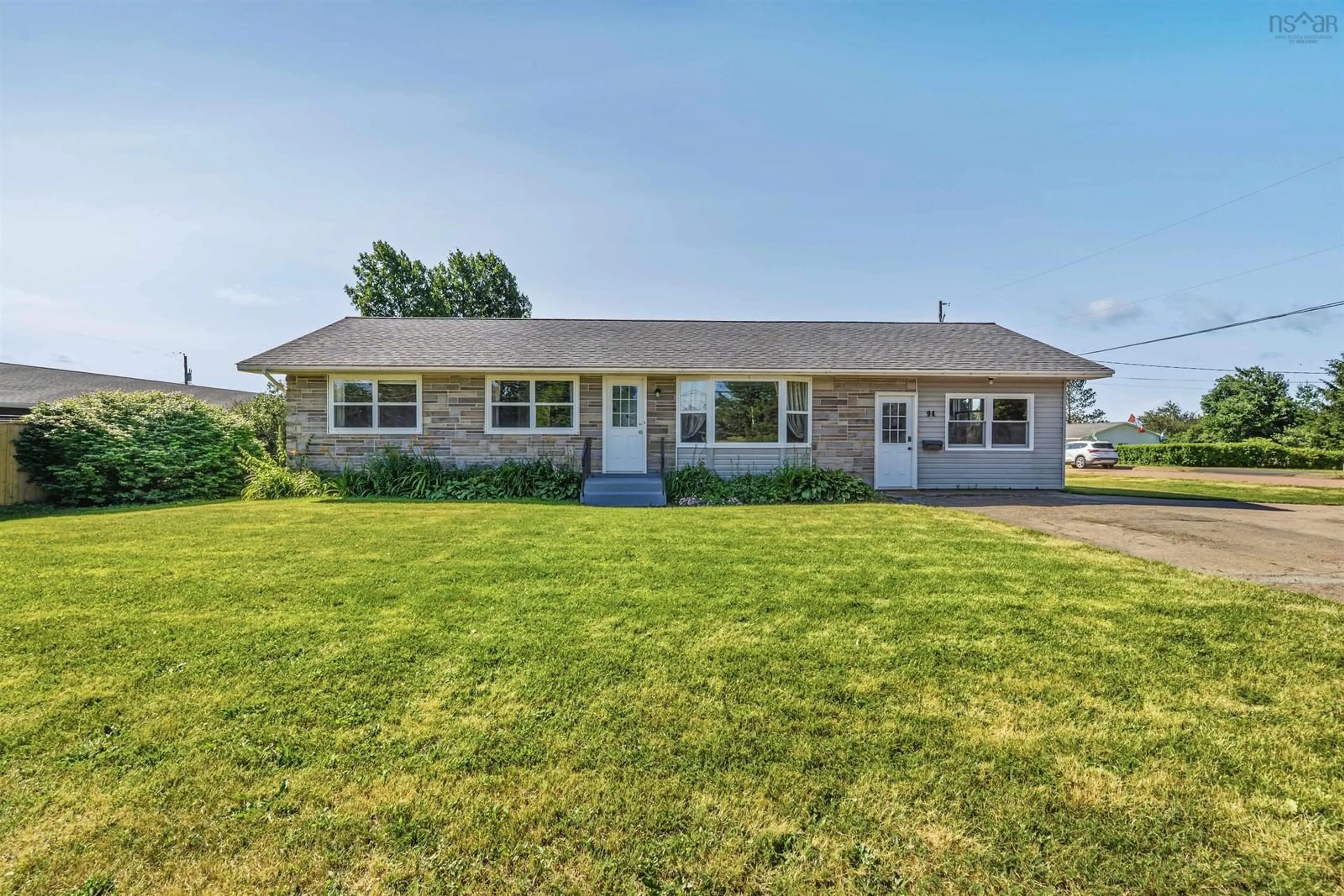 Home with vinyl exterior material, water/lake/river/ocean view for 94 Brookside Rd, Bible Hill Nova Scotia B2N 2Y4