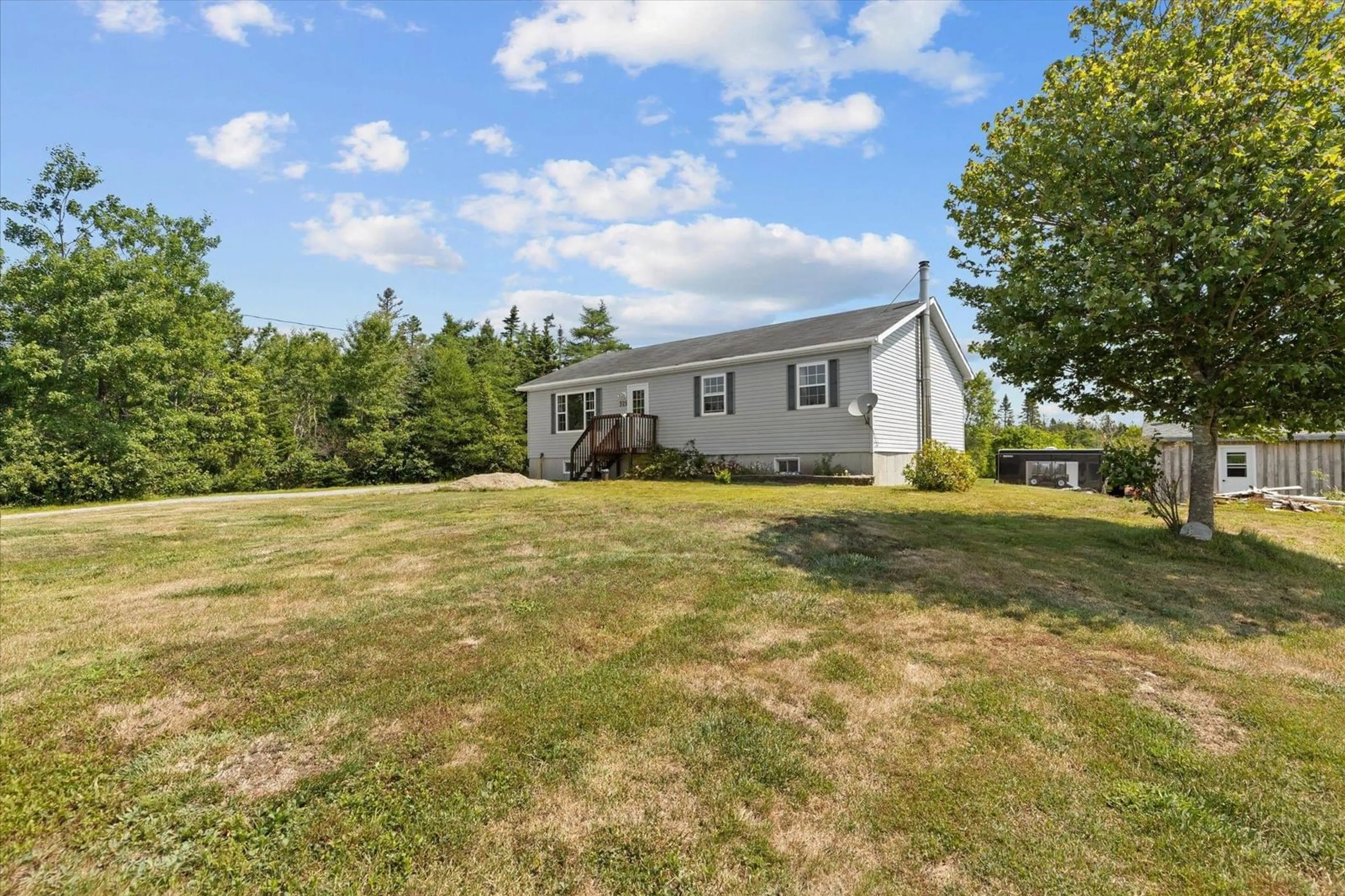 A pic from outside/outdoor area/front of a property/back of a property/a pic from drone, water/lake/river/ocean view for 325 Villagedale Rd, Coffinscroft Nova Scotia B0W 1E0