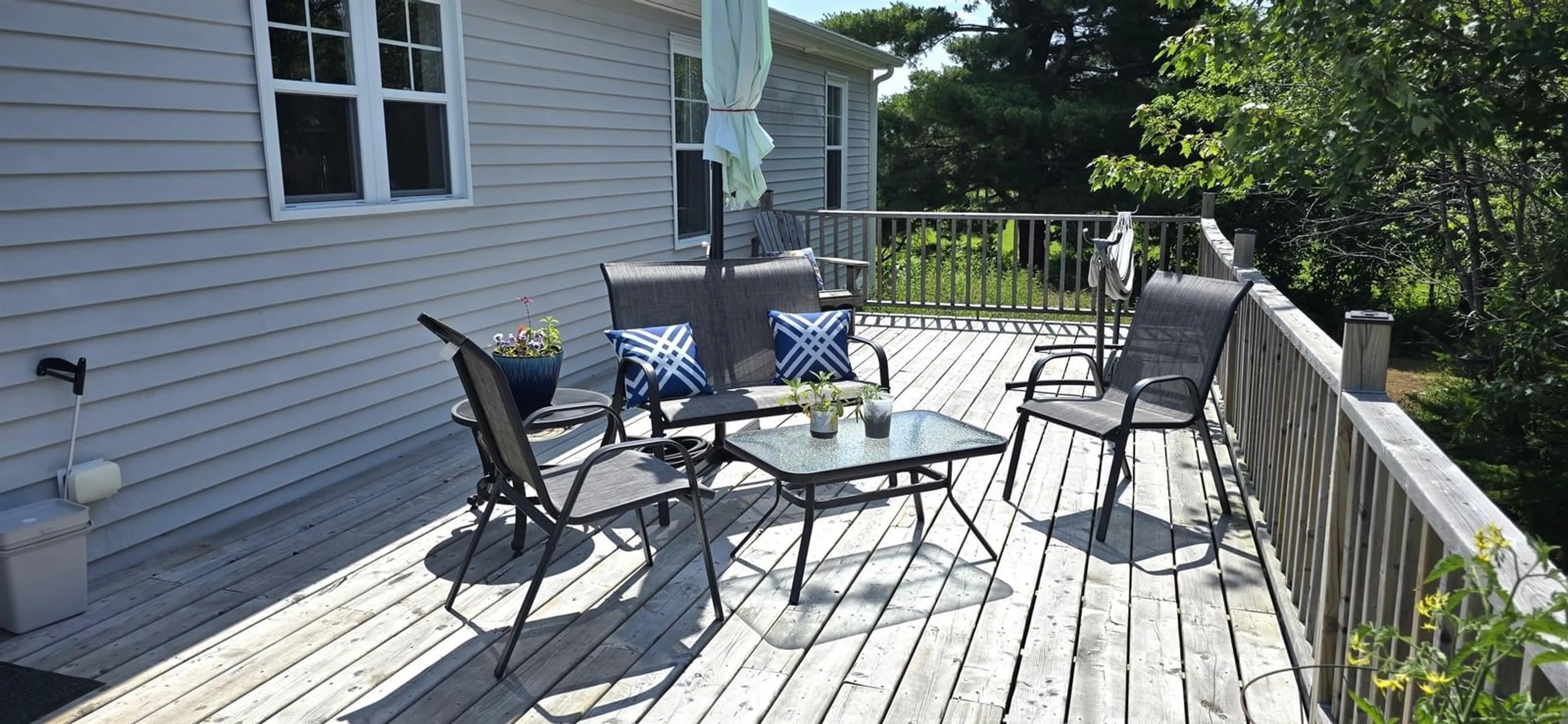 Patio, water/lake/river/ocean view for 547 Harold Whynot Rd, Pine Grove Nova Scotia B4V 7Y9