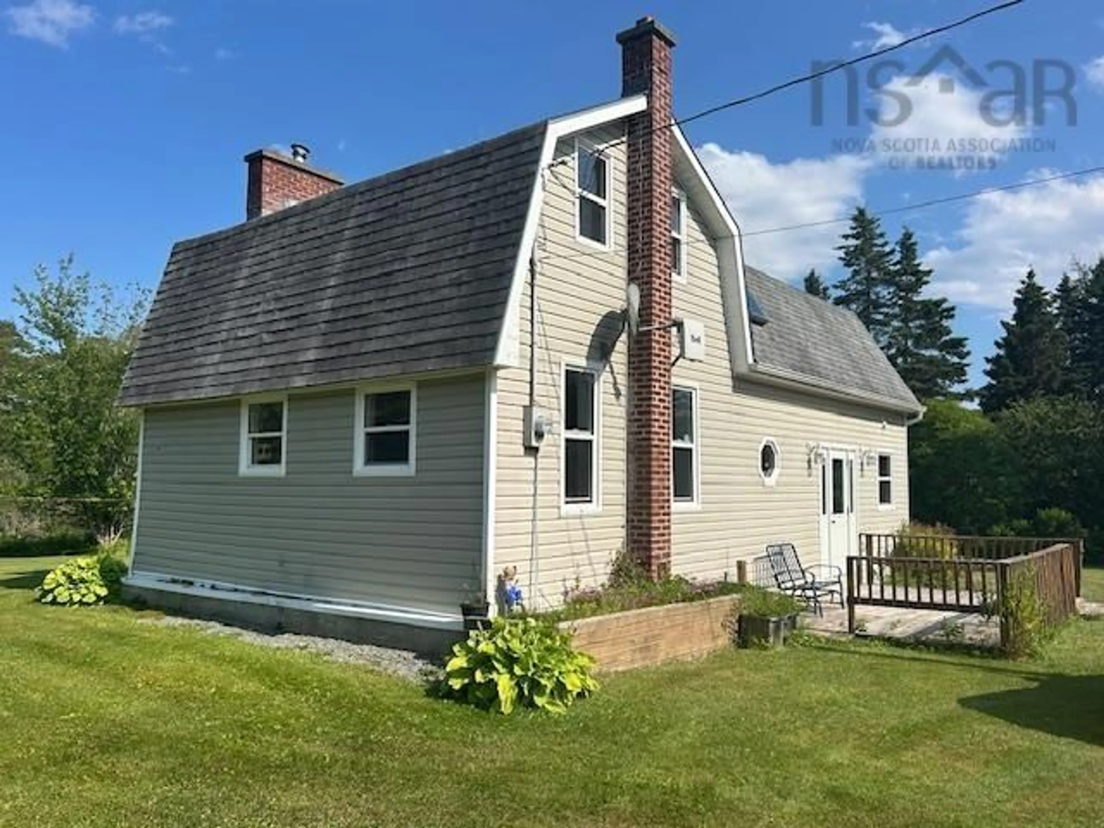 Home with vinyl exterior material, street for 30 5085 Rd, Barra Head Nova Scotia B0E 3B0