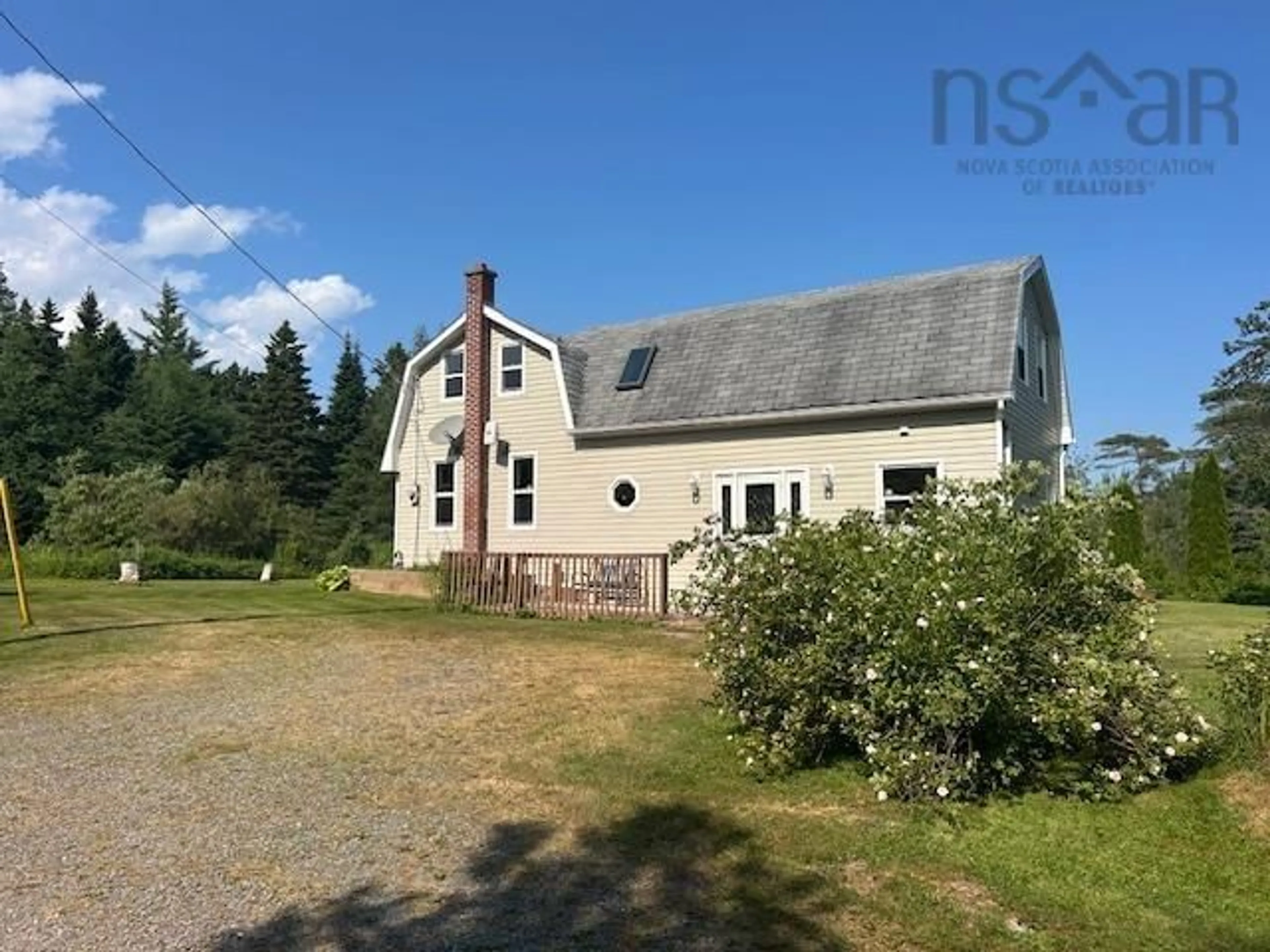 A pic from outside/outdoor area/front of a property/back of a property/a pic from drone, building for 30 5085 Rd, Barra Head Nova Scotia B0E 3B0