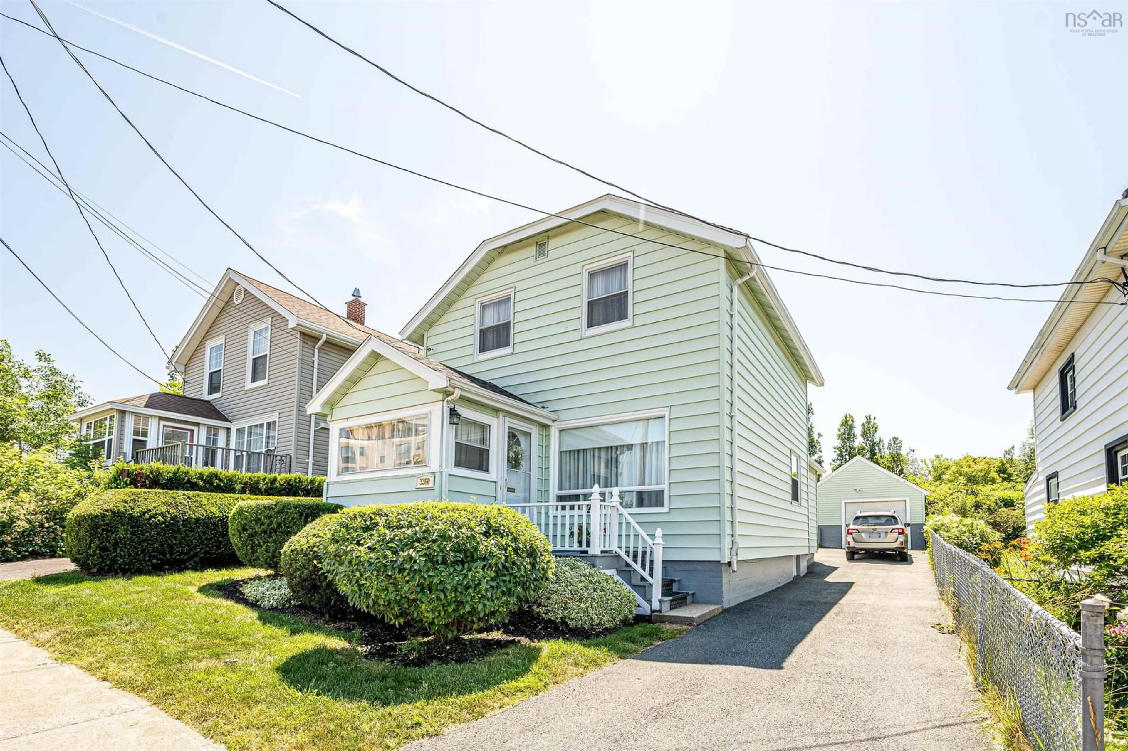 Home with vinyl exterior material, street for 3360 Albert St, Halifax Nova Scotia B3K 3N2