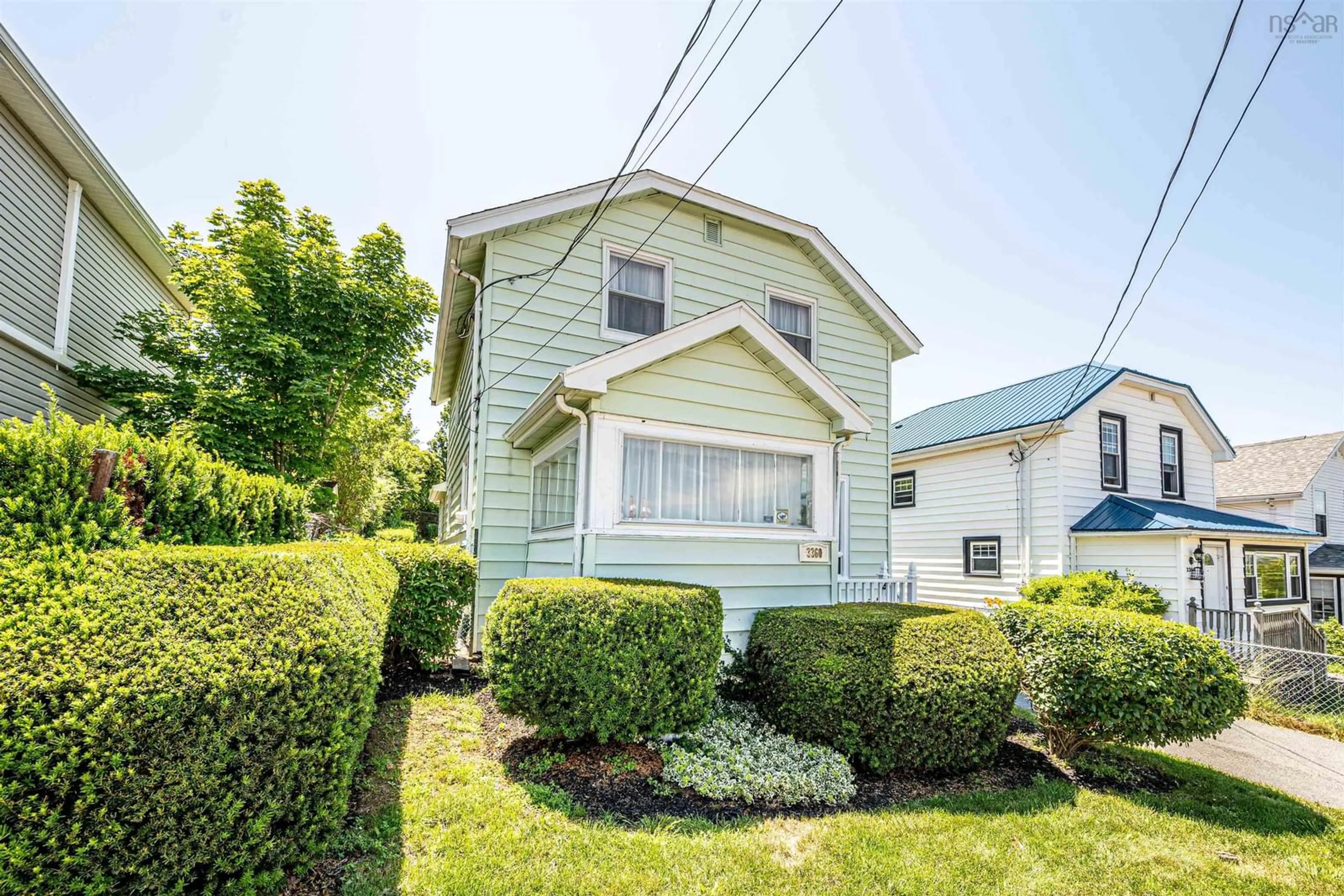Home with vinyl exterior material, street for 3360 Albert St, Halifax Nova Scotia B3K 3N2