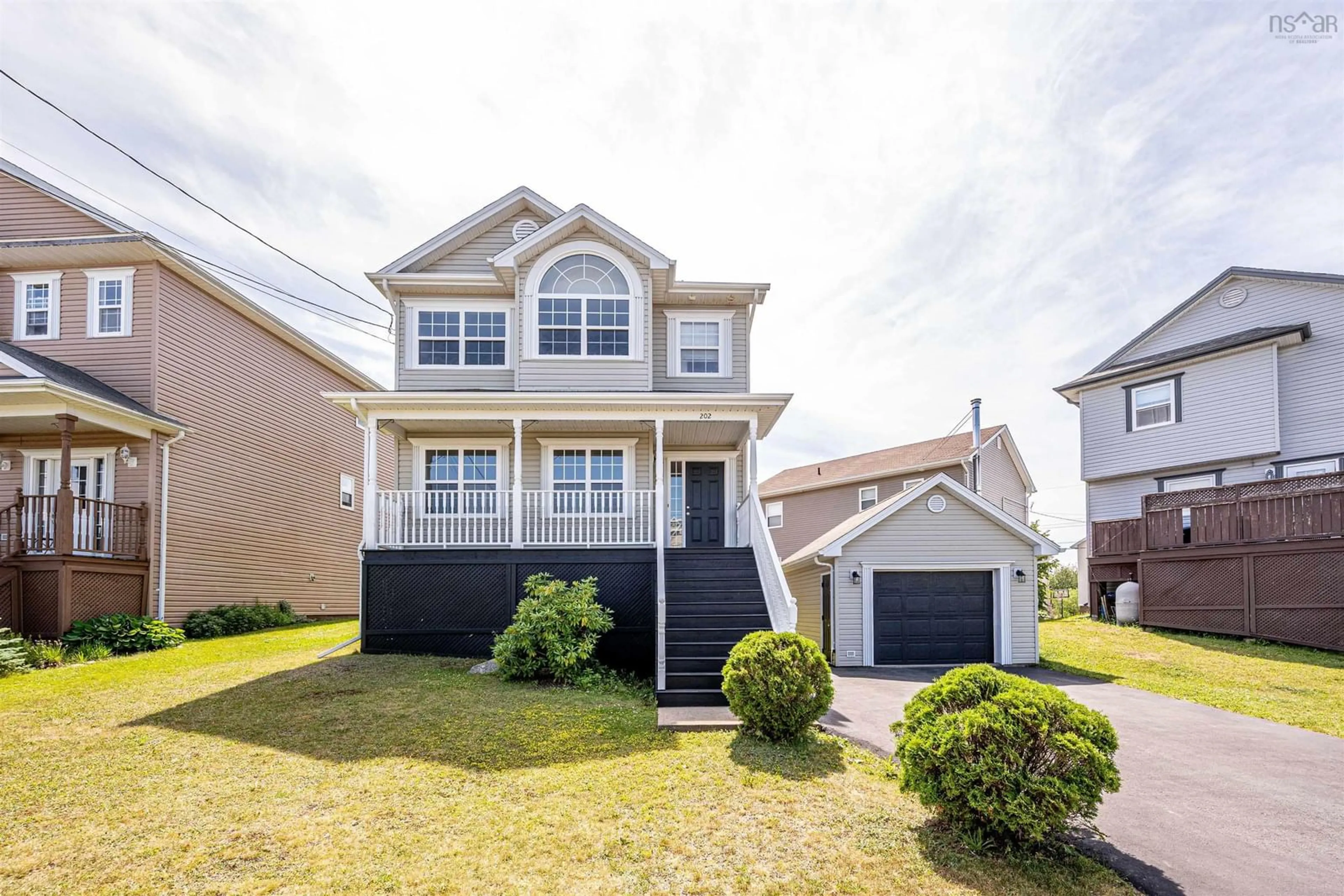 Home with vinyl exterior material, street for 202 Beech Tree Run, Halifax Nova Scotia B3T 2E9