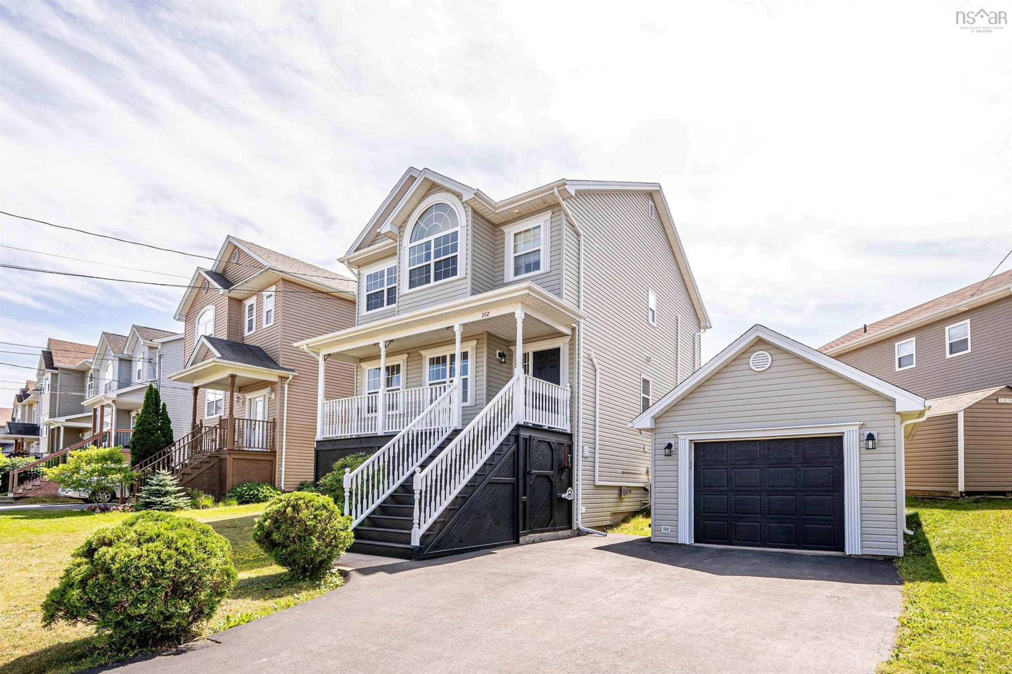 Home with vinyl exterior material, street for 202 Beech Tree Run, Halifax Nova Scotia B3T 2E9