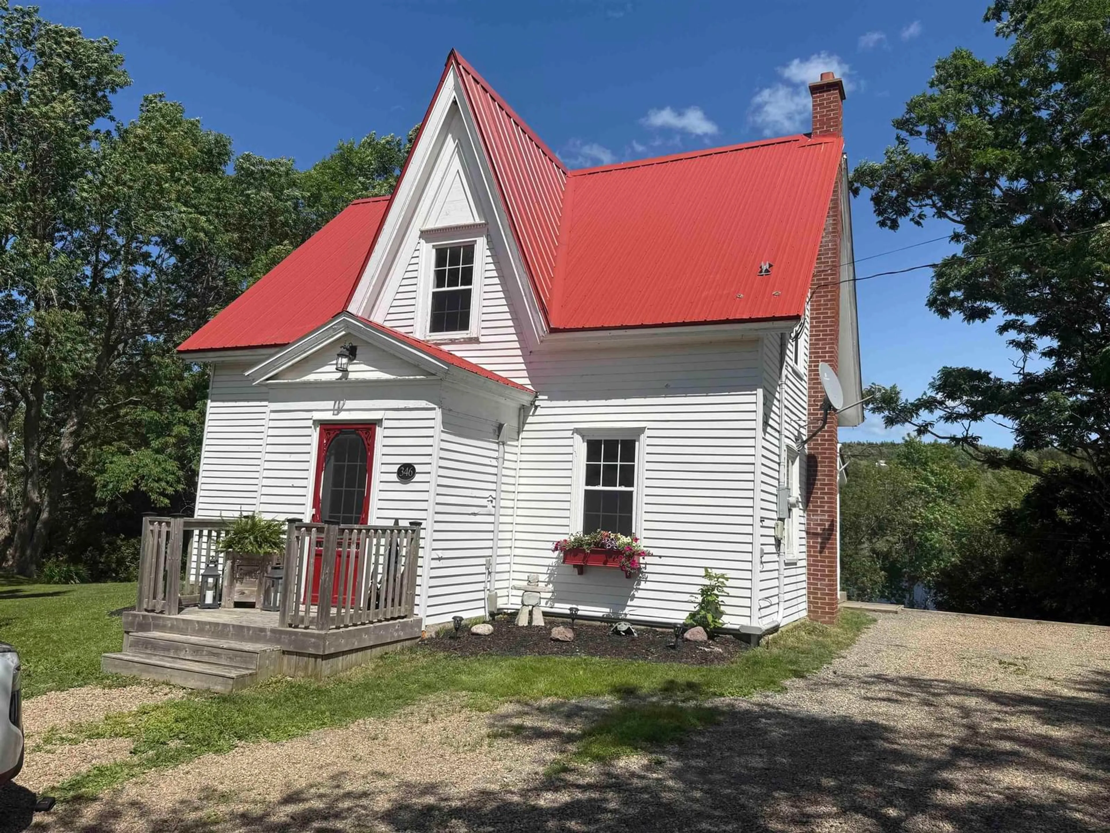 A pic from outside/outdoor area/front of a property/back of a property/a pic from drone, building for 346 West Side Lochaber Rd, West Lochaber Nova Scotia B2G 2L3