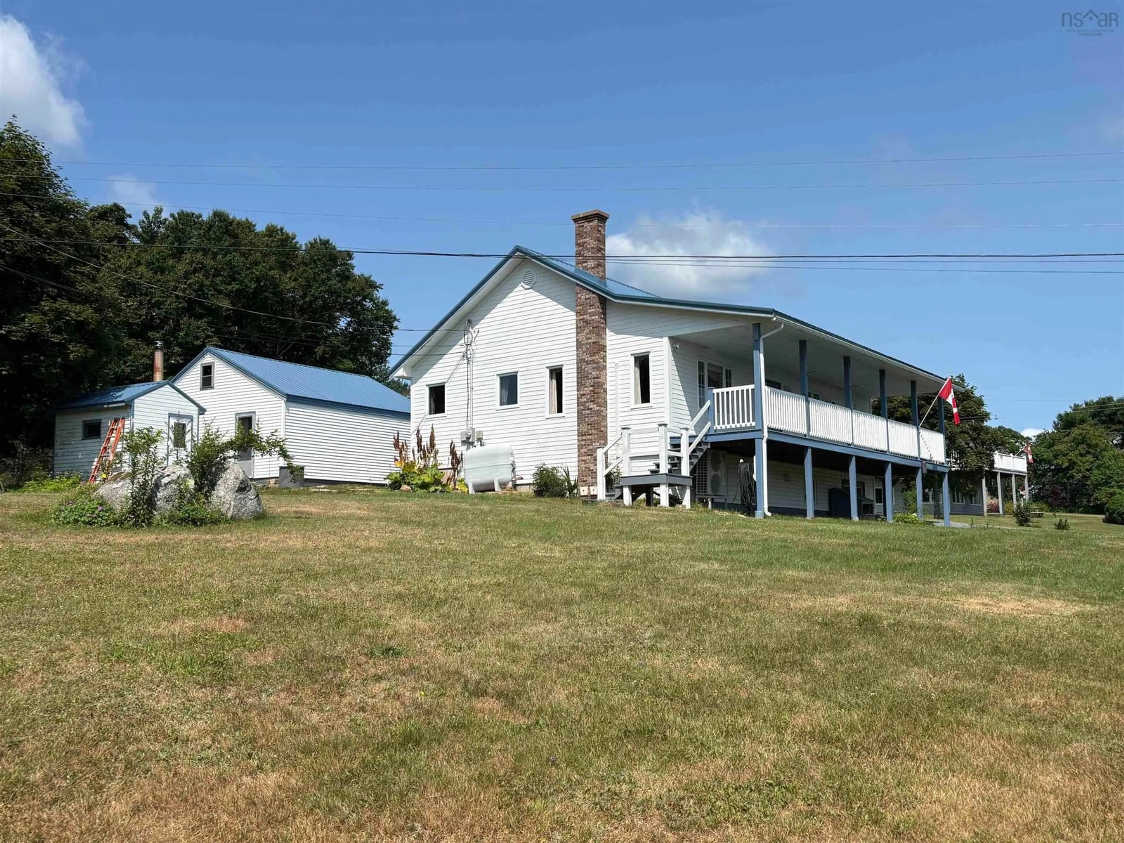 A pic from outside/outdoor area/front of a property/back of a property/a pic from drone, building for 7102 Highway 331, Broad Cove Nova Scotia B0J 2H0