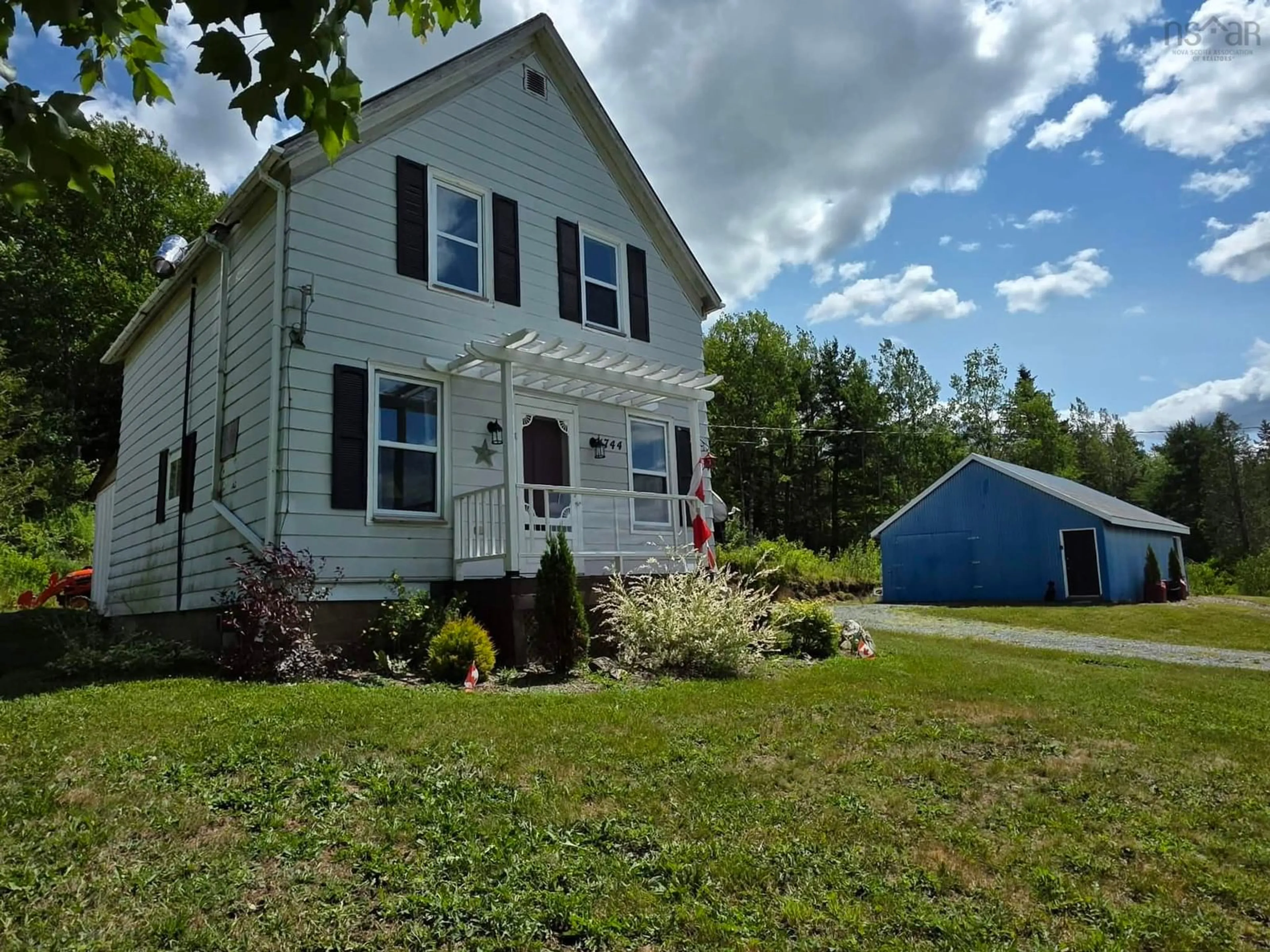 A pic from outside/outdoor area/front of a property/back of a property/a pic from drone, street for 1744 Highway 336, Dean Nova Scotia B0N 2M0