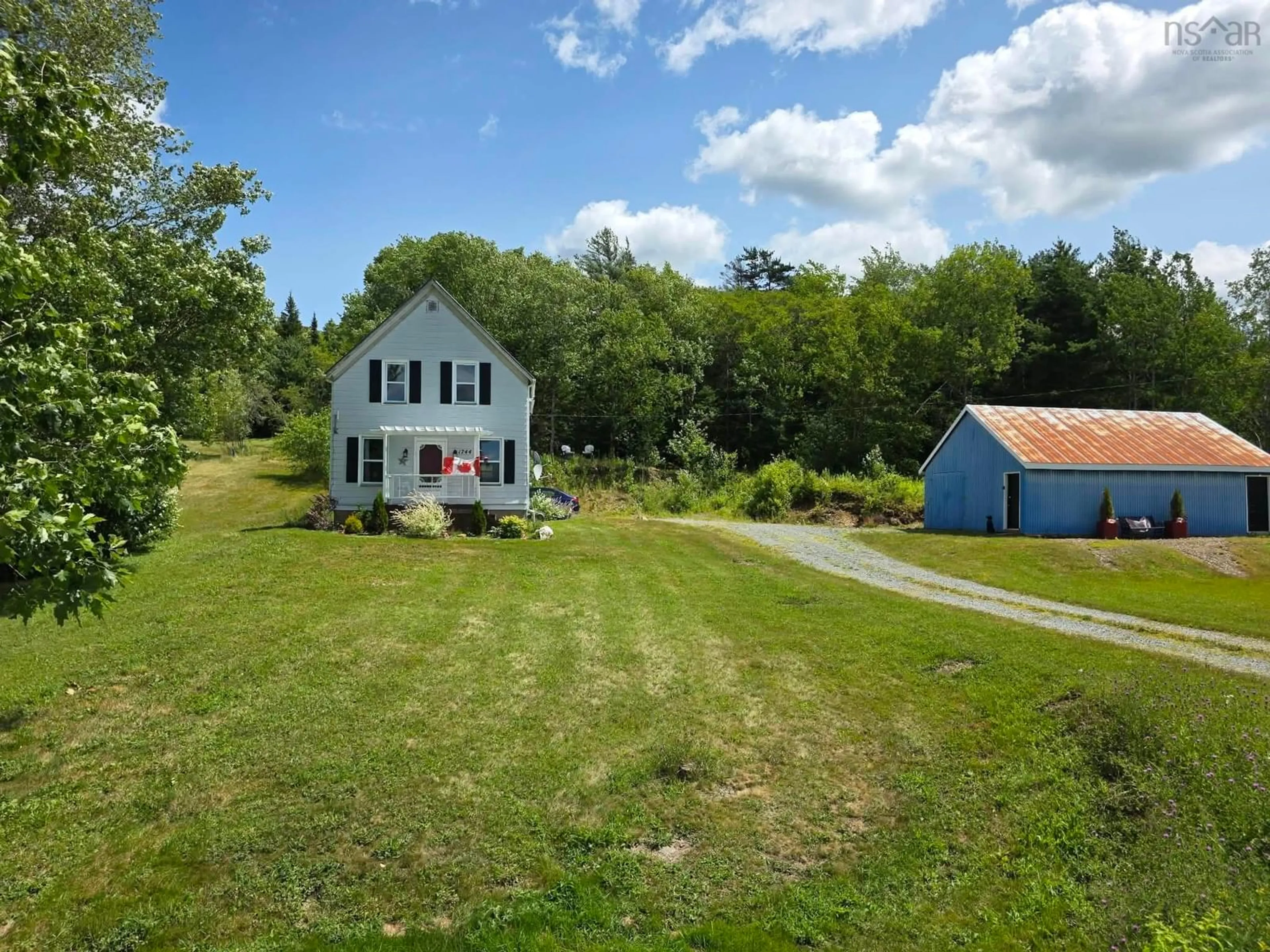 A pic from outside/outdoor area/front of a property/back of a property/a pic from drone, street for 1744 Highway 336, Dean Nova Scotia B0N 2M0