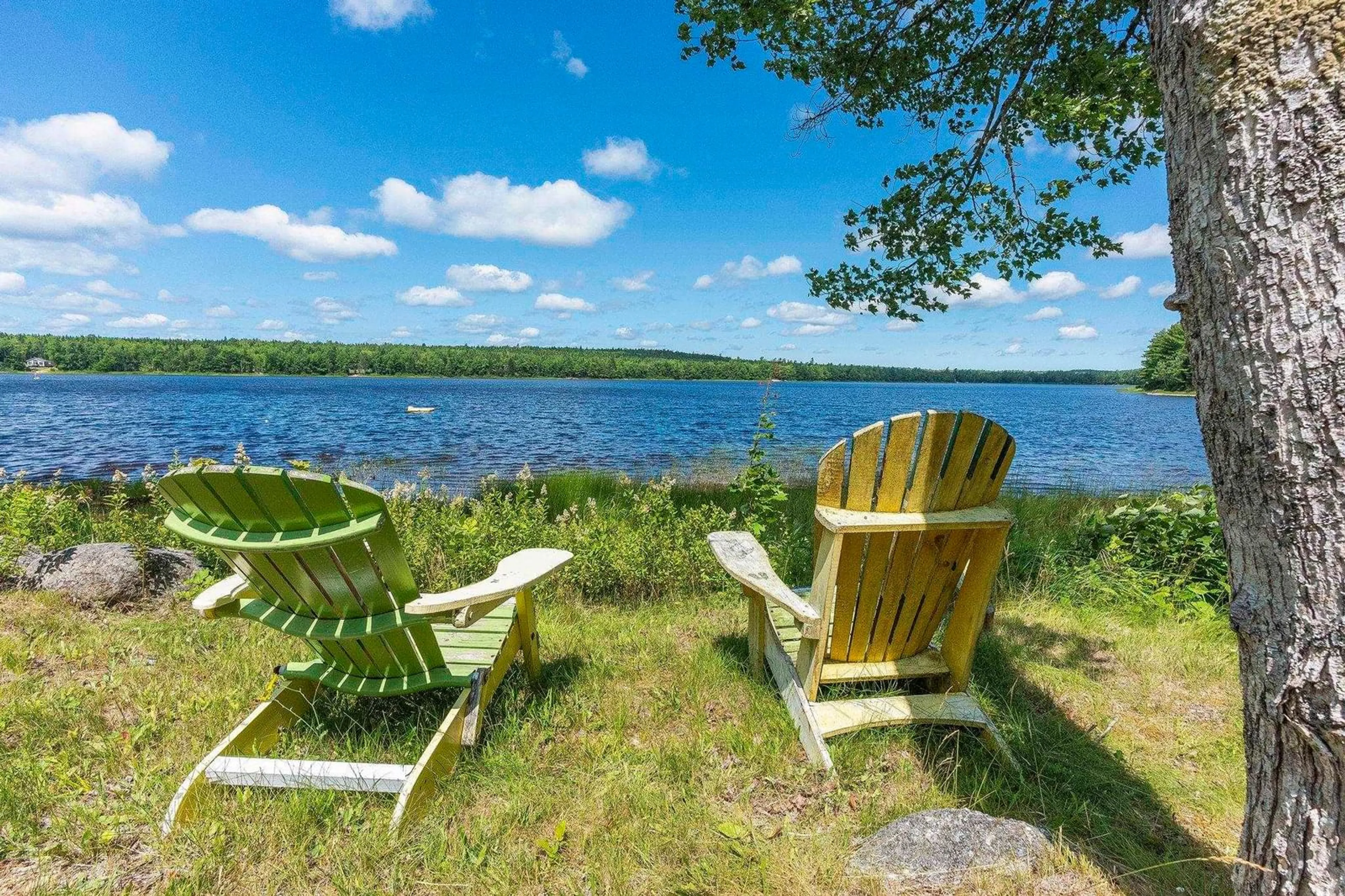 Patio, water/lake/river/ocean view for 40 Hide Away Lane, Crossburn Nova Scotia B0P 1C0