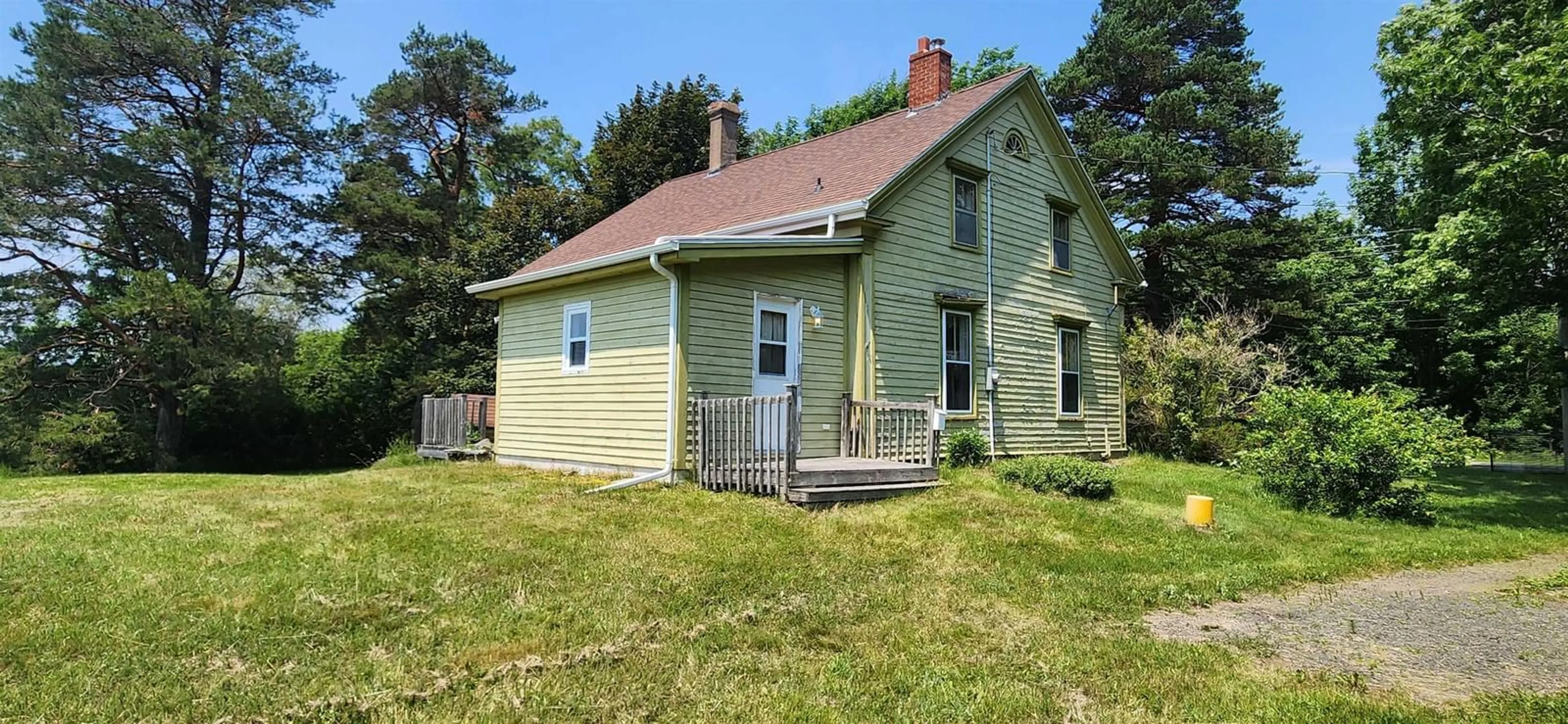 A pic from outside/outdoor area/front of a property/back of a property/a pic from drone, building for 2878 201 Hwy, Tupperville Nova Scotia B0S 1C0