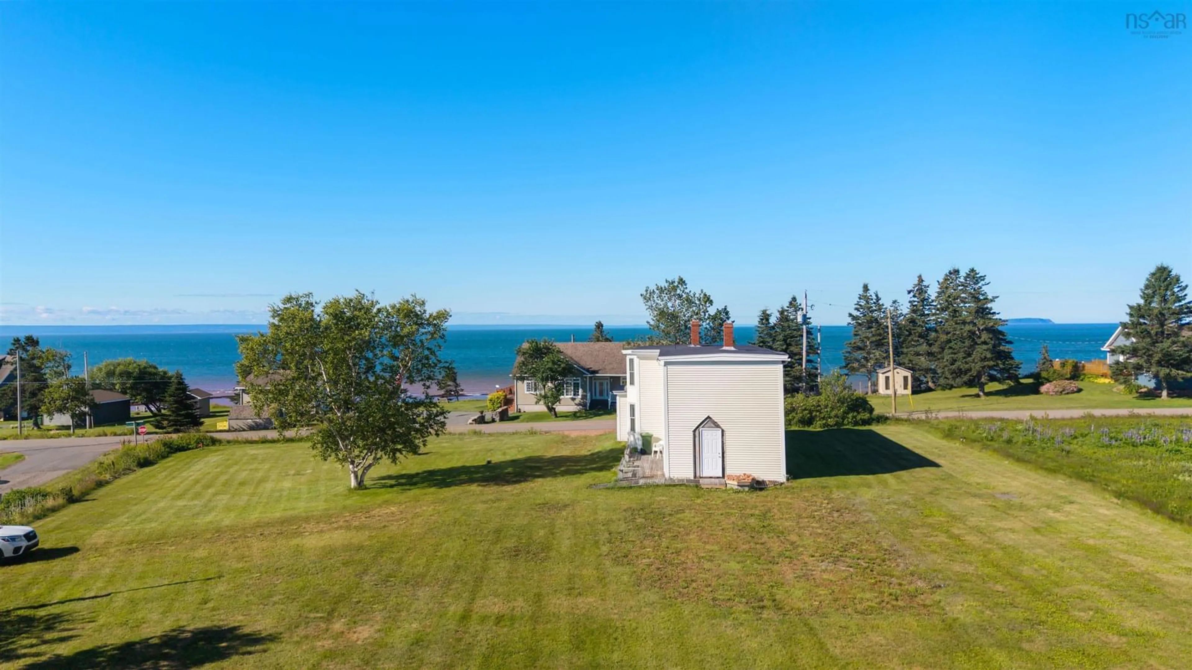 A pic from outside/outdoor area/front of a property/back of a property/a pic from drone, water/lake/river/ocean view for 1219 West Advocate Rd, Advocate Nova Scotia B0M 1S0