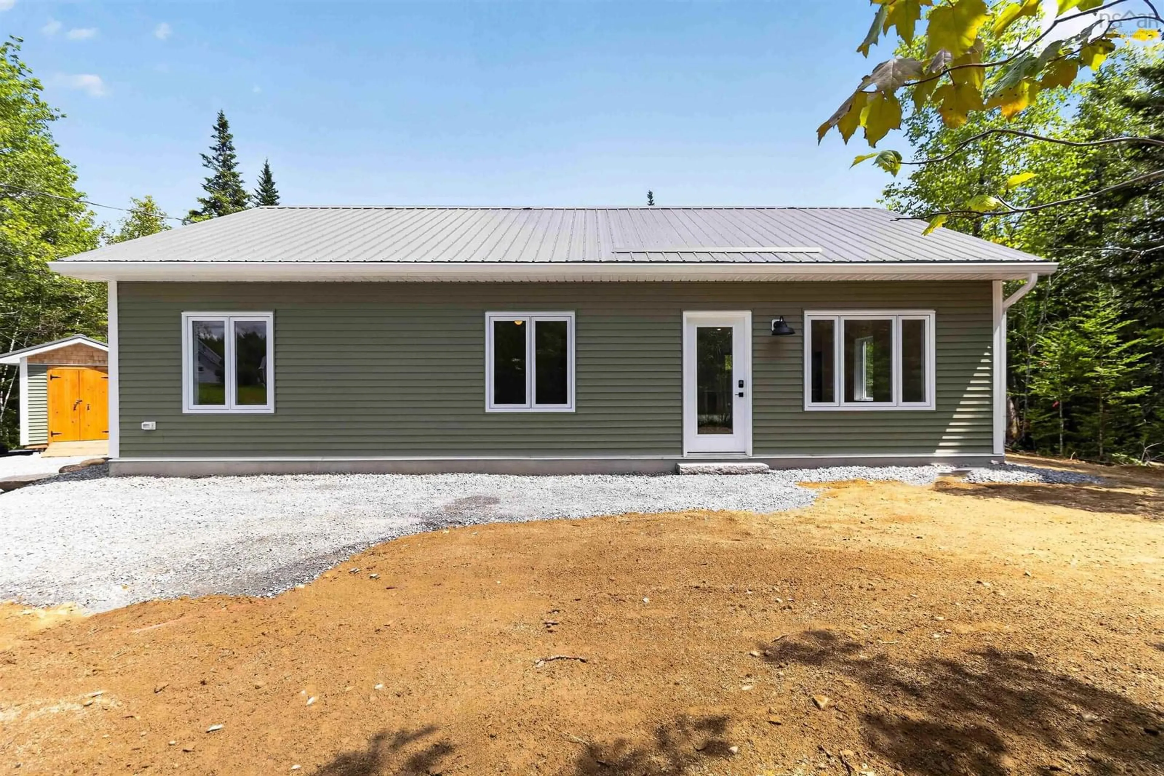 Home with vinyl exterior material, street for 49 Murray Veinot Rd, Hemford Nova Scotia B0R 1E0