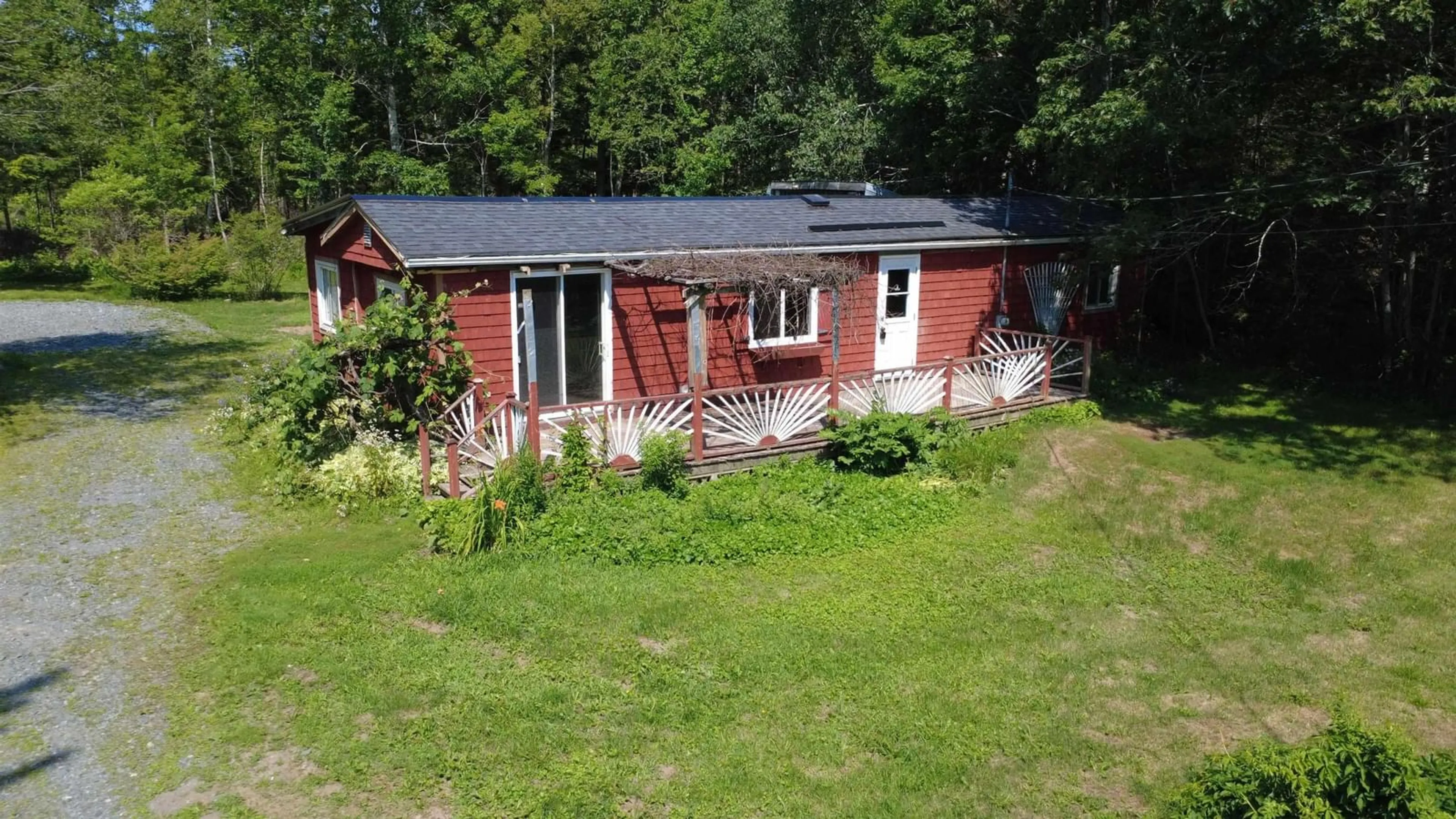 A pic from outside/outdoor area/front of a property/back of a property/a pic from drone, unknown for 3561 Gairloch Rd, Rocklin Nova Scotia B0K 2A0
