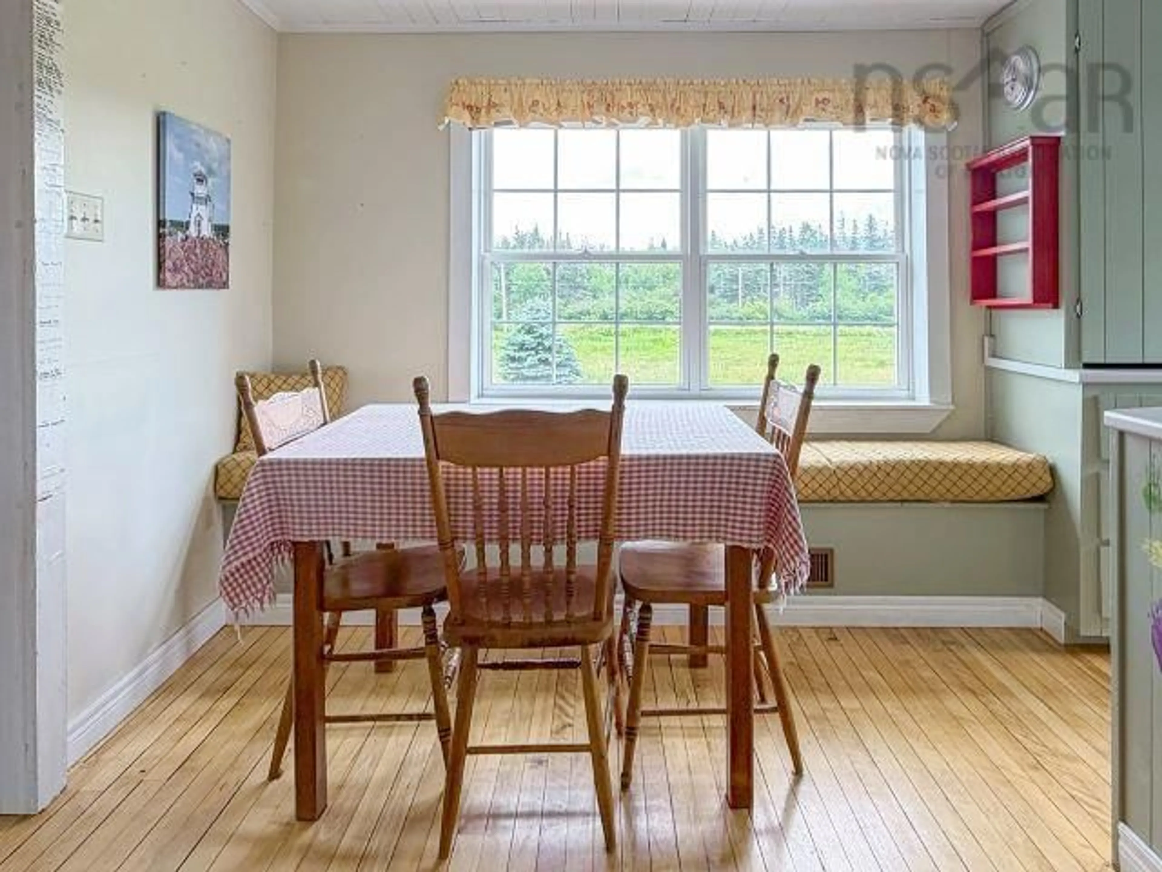 Dining room, wood/laminate floor for 6380 Highway 245 Mcarras Brook, McArras Brook Nova Scotia B0K 1G0