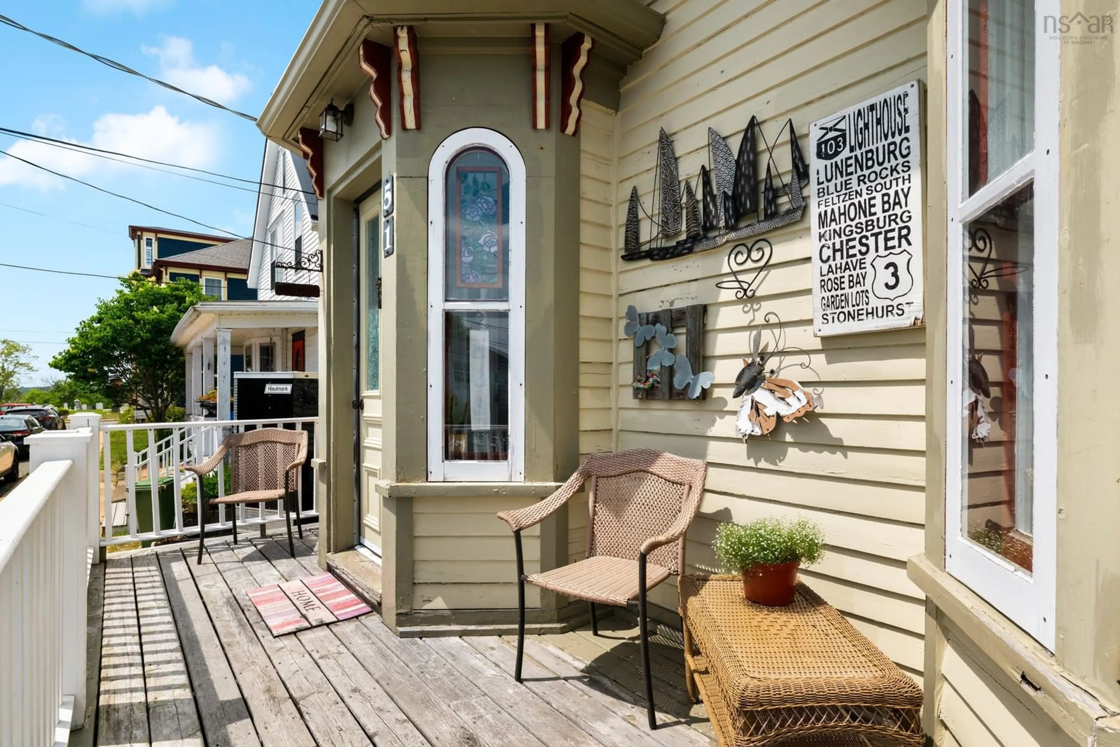 Patio, street for 51 Fox St, Lunenburg Nova Scotia B0J 2C0