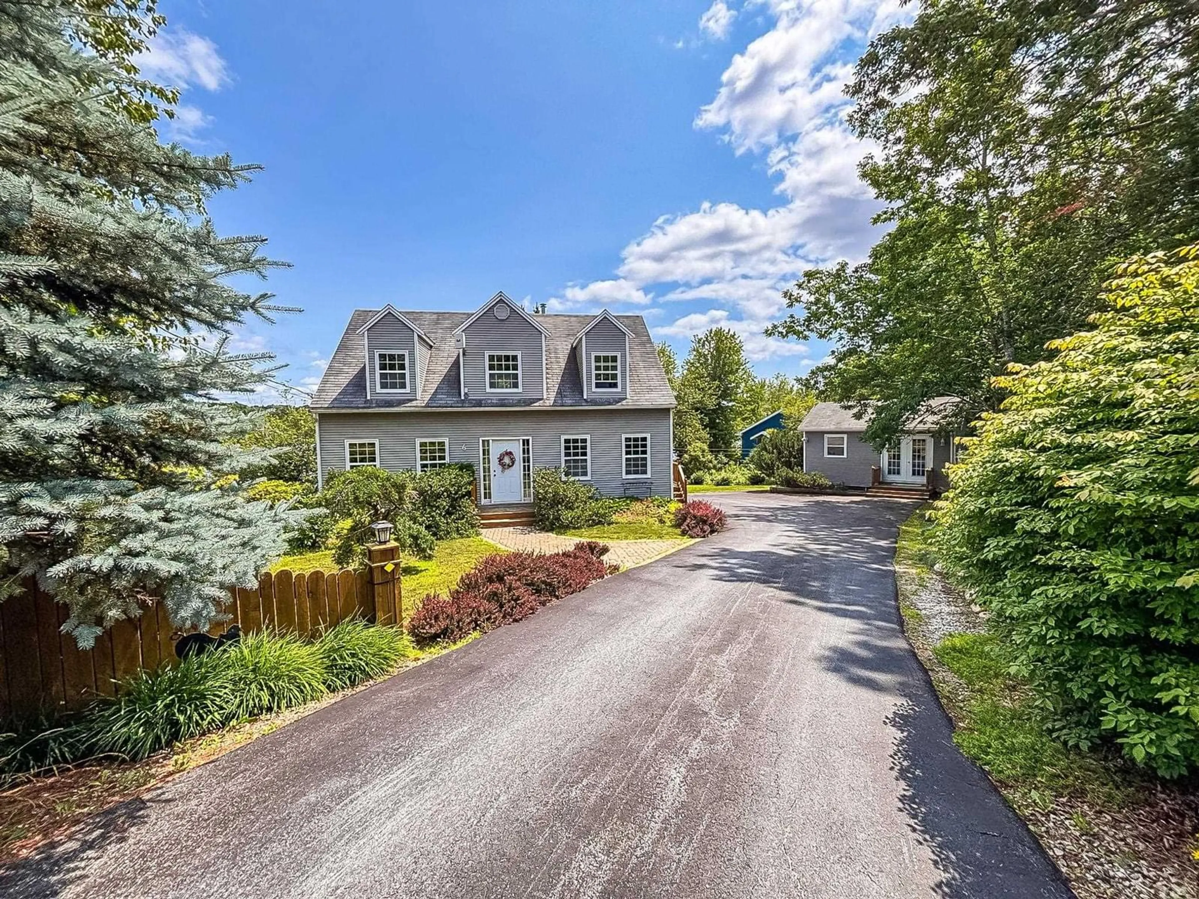 A pic from outside/outdoor area/front of a property/back of a property/a pic from drone, street for 6 Stanford Lake Rd, Chester Nova Scotia B0J 1J0