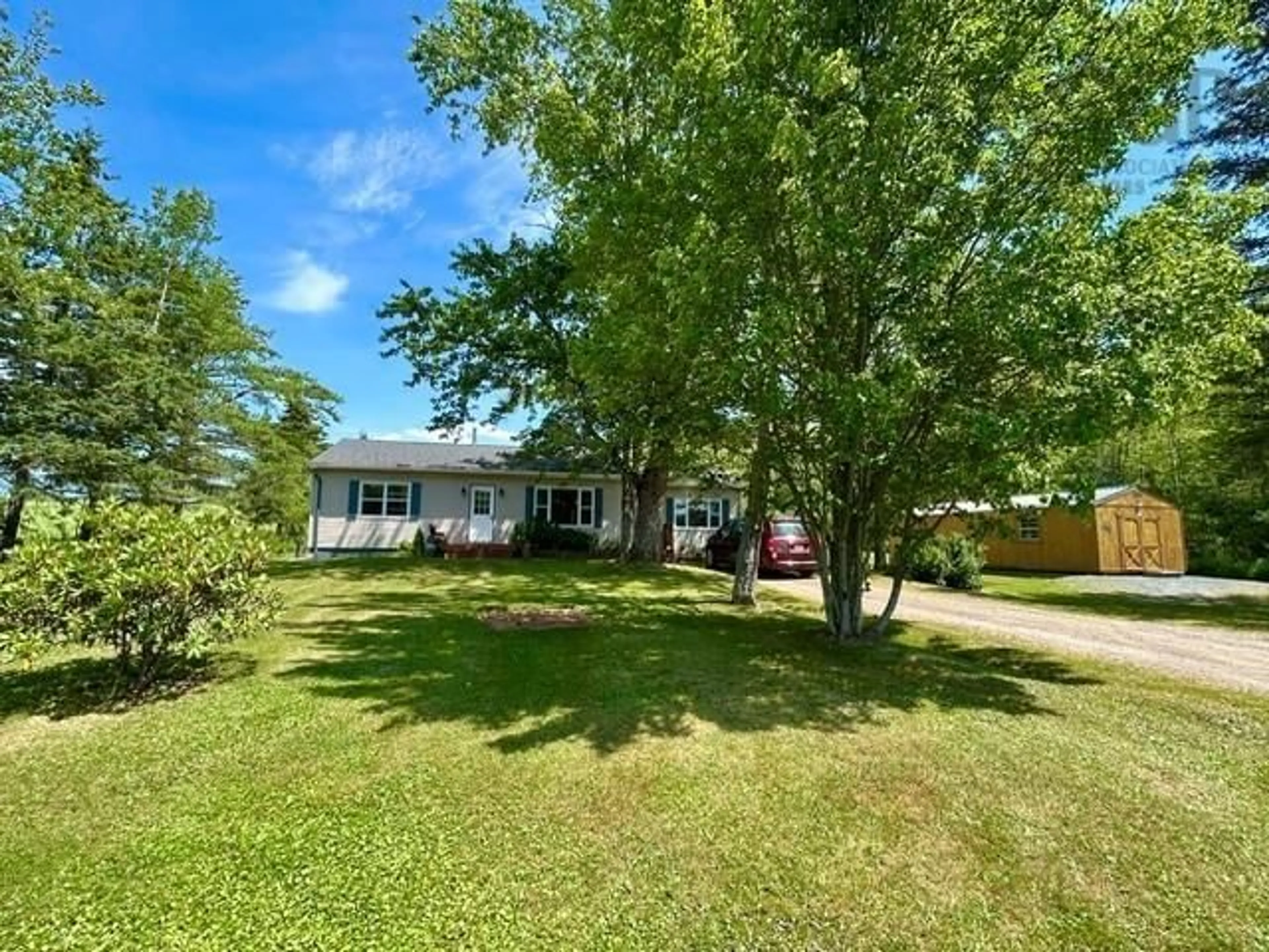 A pic from outside/outdoor area/front of a property/back of a property/a pic from drone, street for 197 Highway 2, Brookfield Nova Scotia B0N 1C0