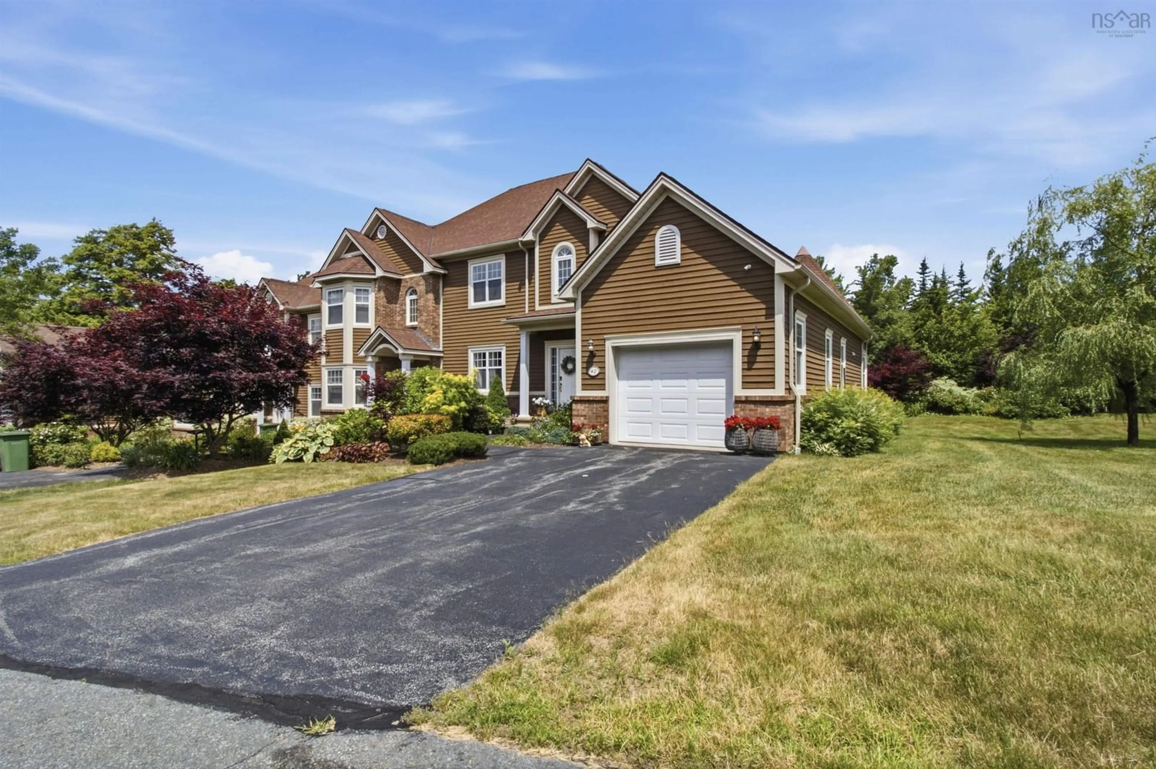 Home with vinyl exterior material, street for 40 Greenside Lane, Hammonds Plains Nova Scotia B4B 2A1