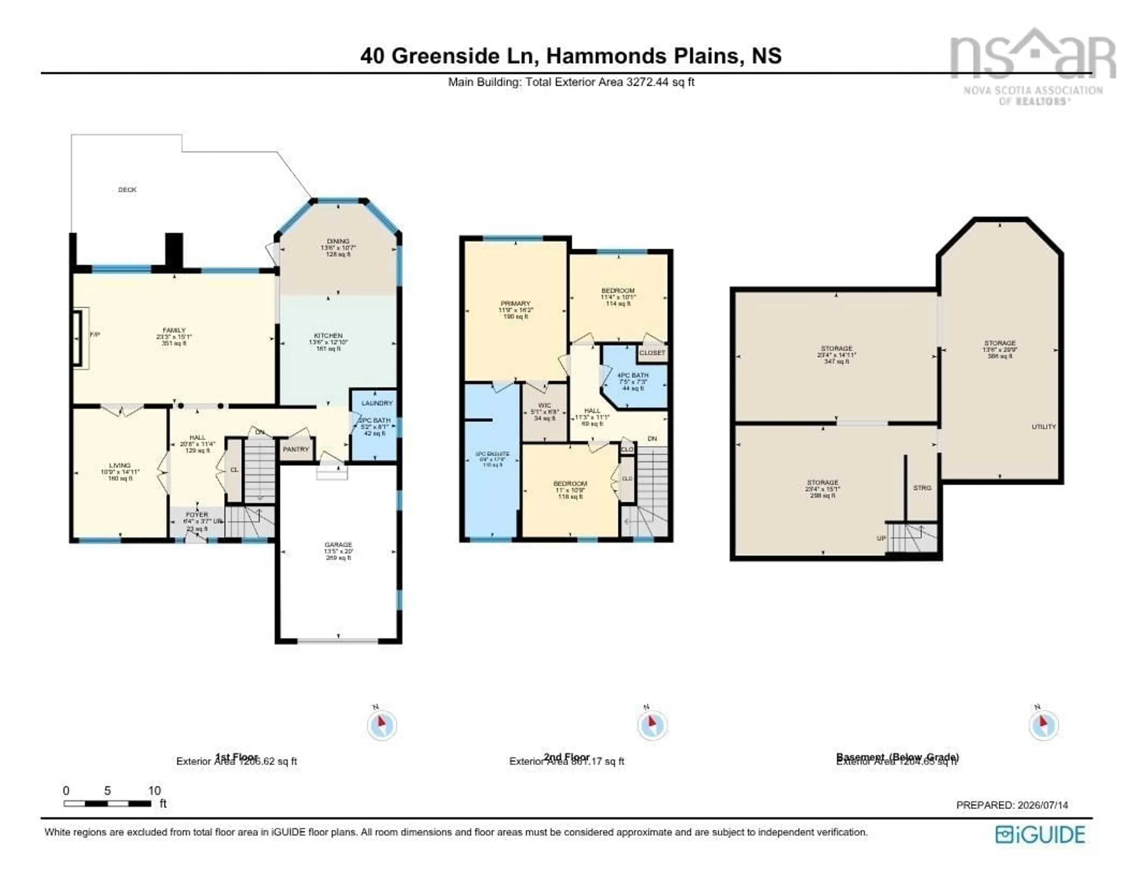 Floor plan for 40 Greenside Lane, Hammonds Plains Nova Scotia B4B 2A1