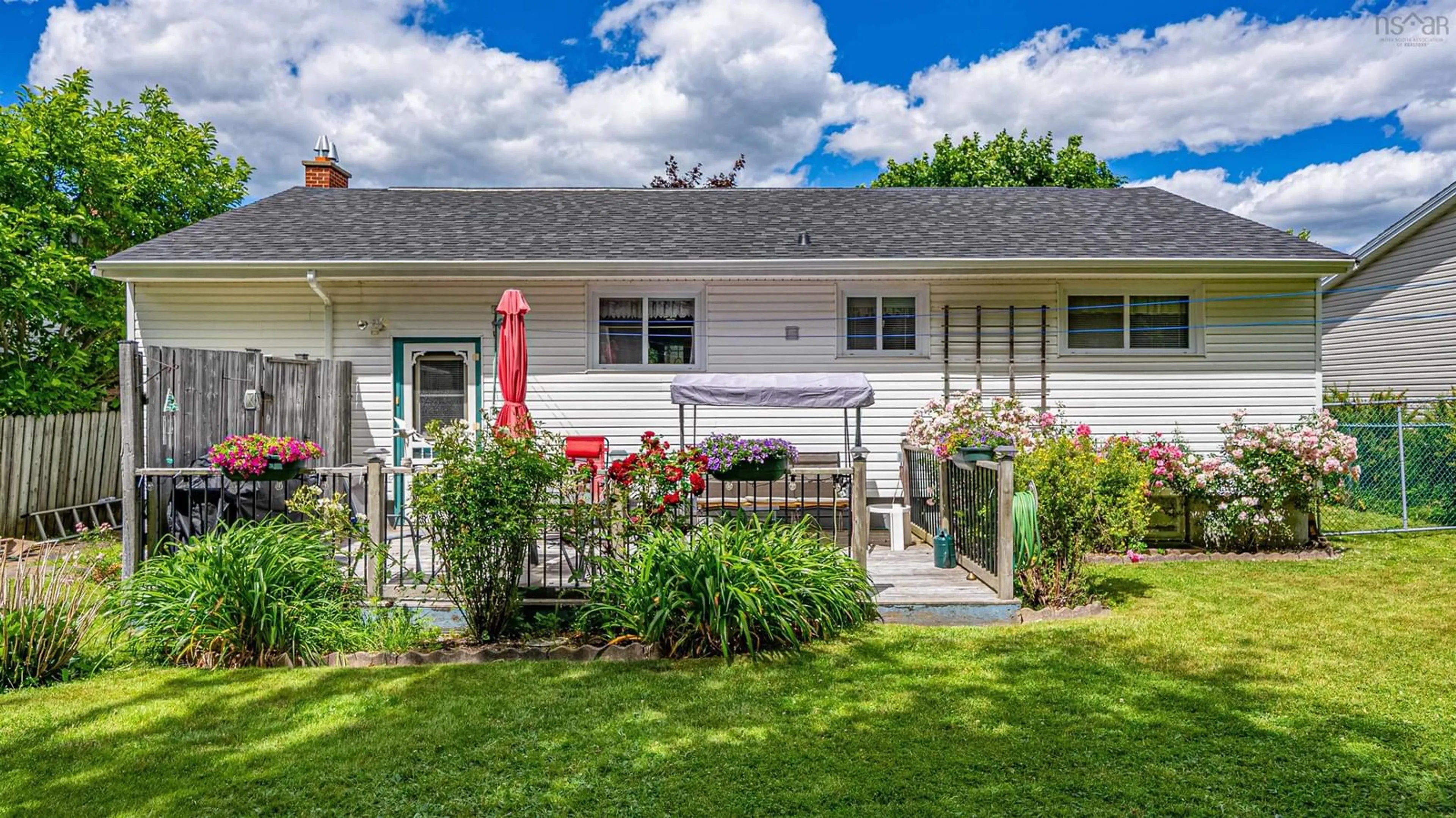 Home with vinyl exterior material, street for 16 Stonehaven Rd, Halifax Nova Scotia B3N 1G1