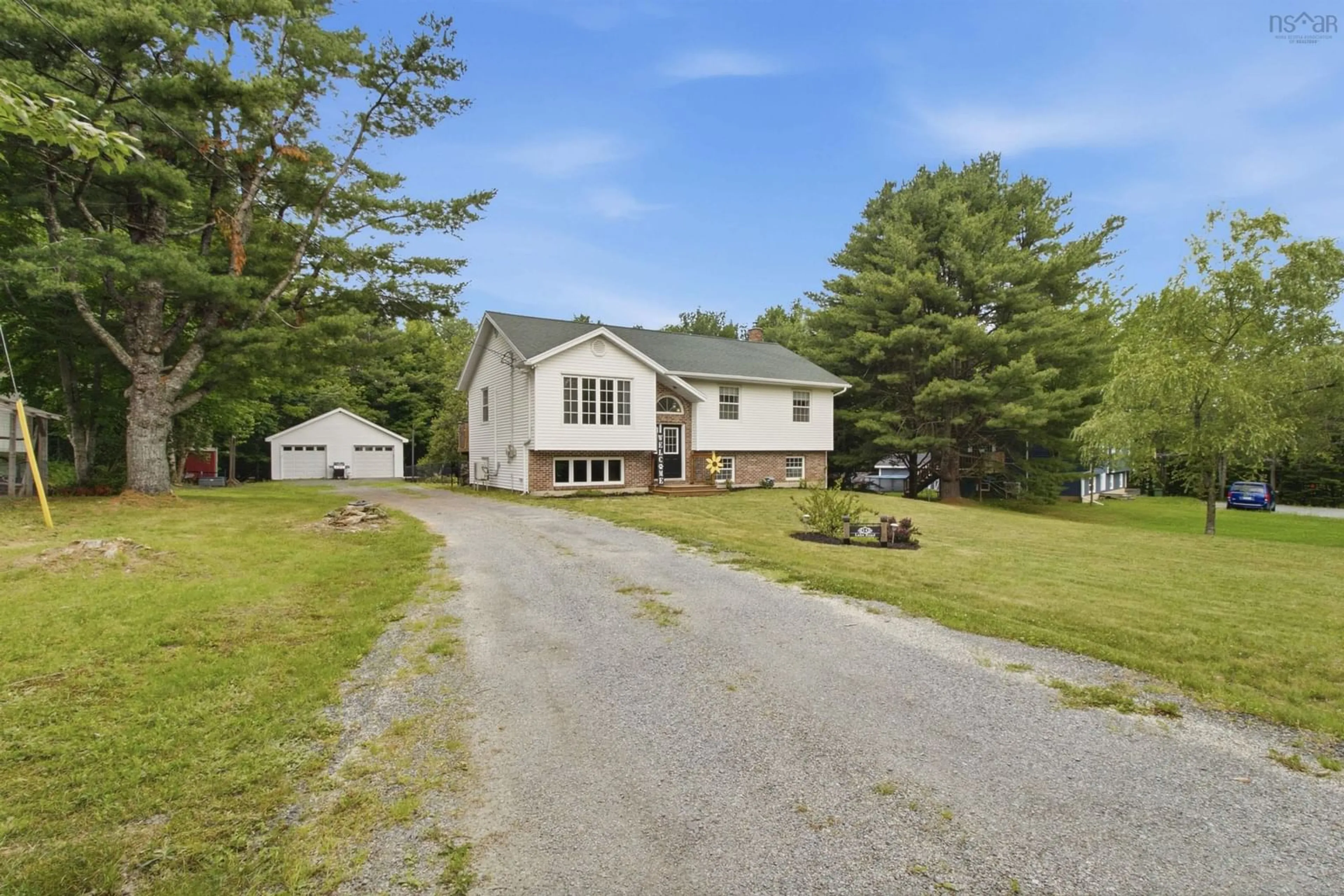 A pic from outside/outdoor area/front of a property/back of a property/a pic from drone, unknown for 14 Lake Road Rd, Conquerall Mills Nova Scotia B4V 6G2
