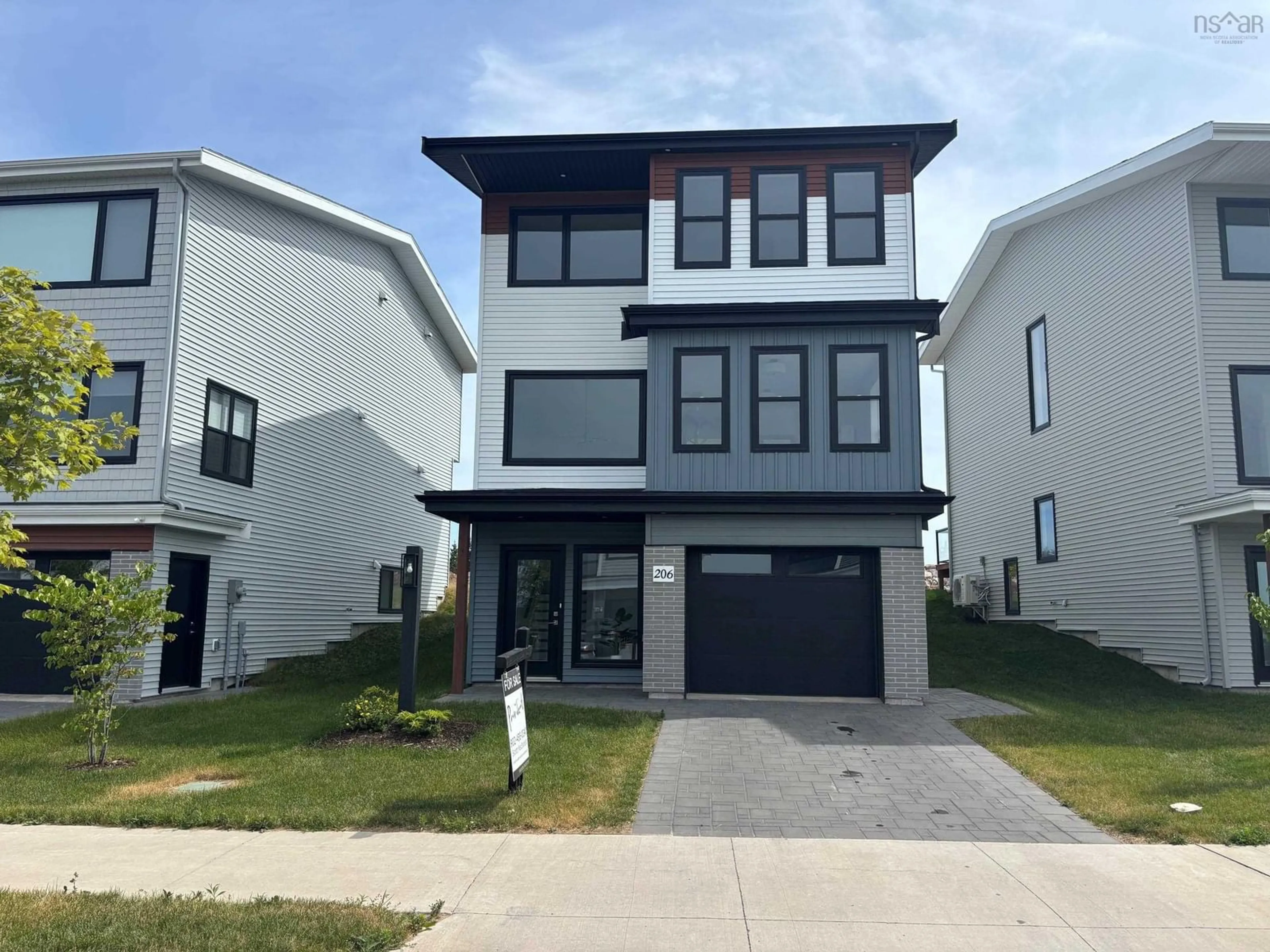 Home with vinyl exterior material, street for 206 Brunello Blvd, Brunello Estates Nova Scotia B3T 0J4