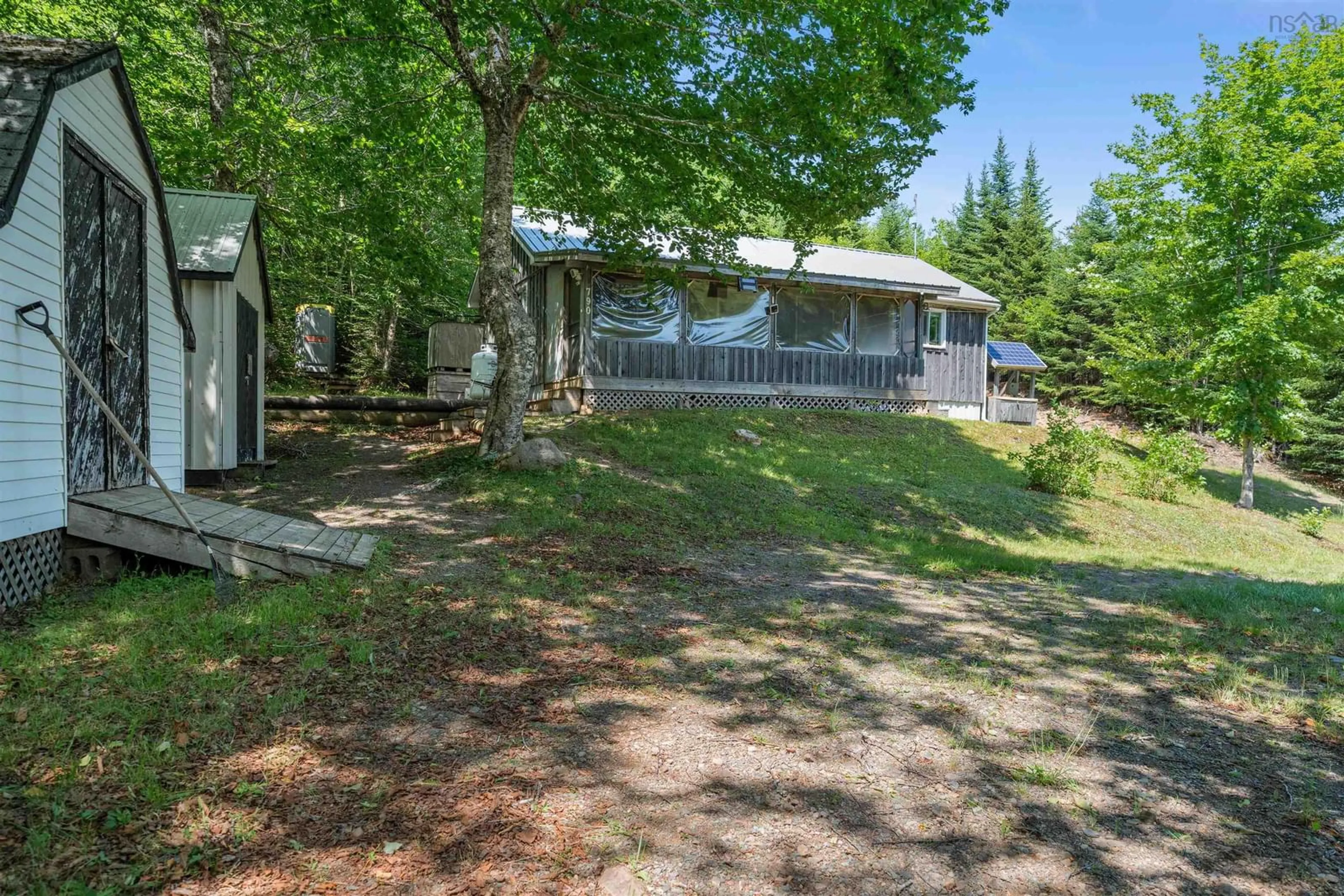 A pic from outside/outdoor area/front of a property/back of a property/a pic from drone, unknown for 790 Old Debert Rd, Byers Lake Nova Scotia B0K 1V0