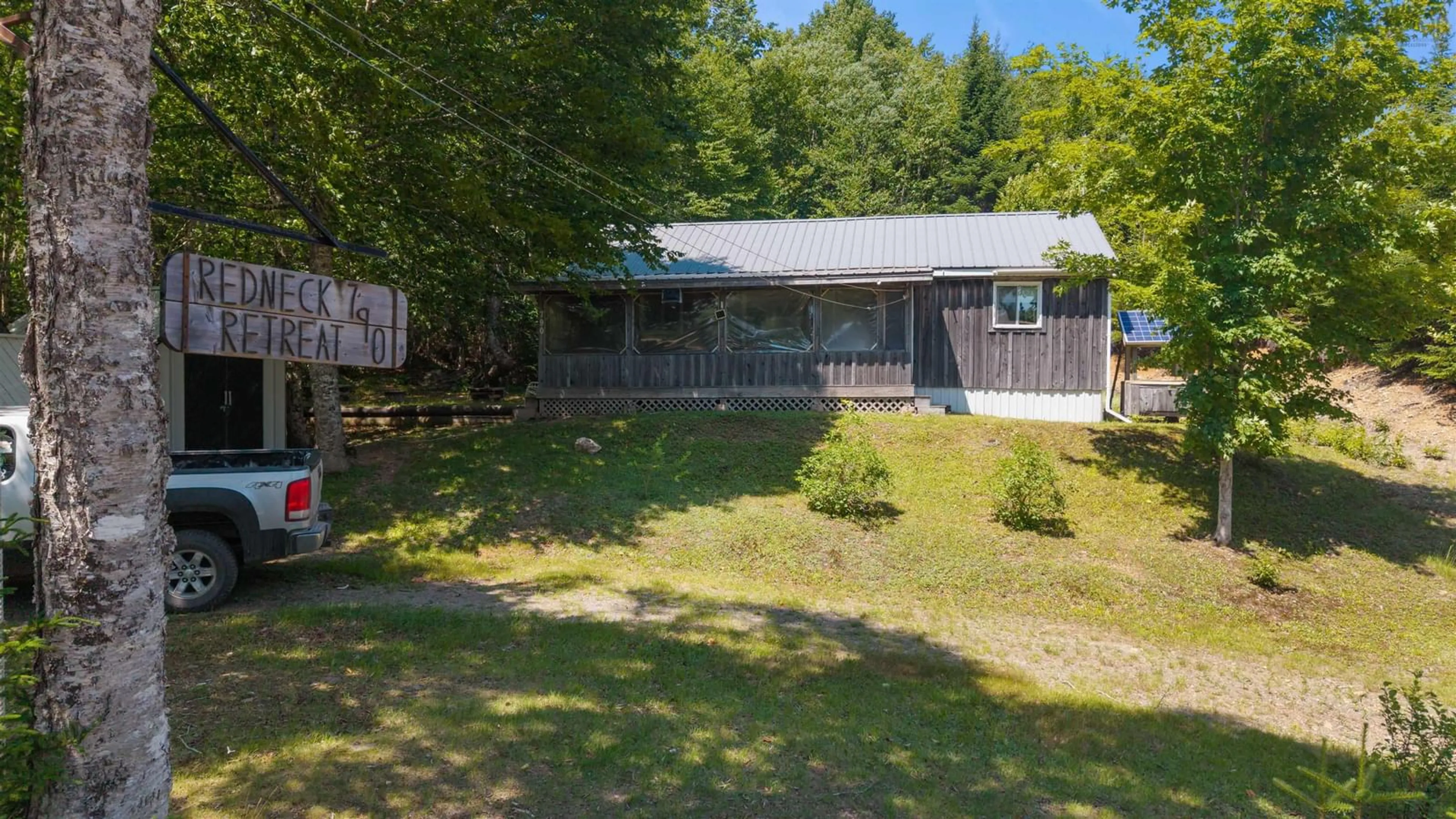 A pic from outside/outdoor area/front of a property/back of a property/a pic from drone, unknown for 790 Old Debert Rd, Byers Lake Nova Scotia B0K 1V0