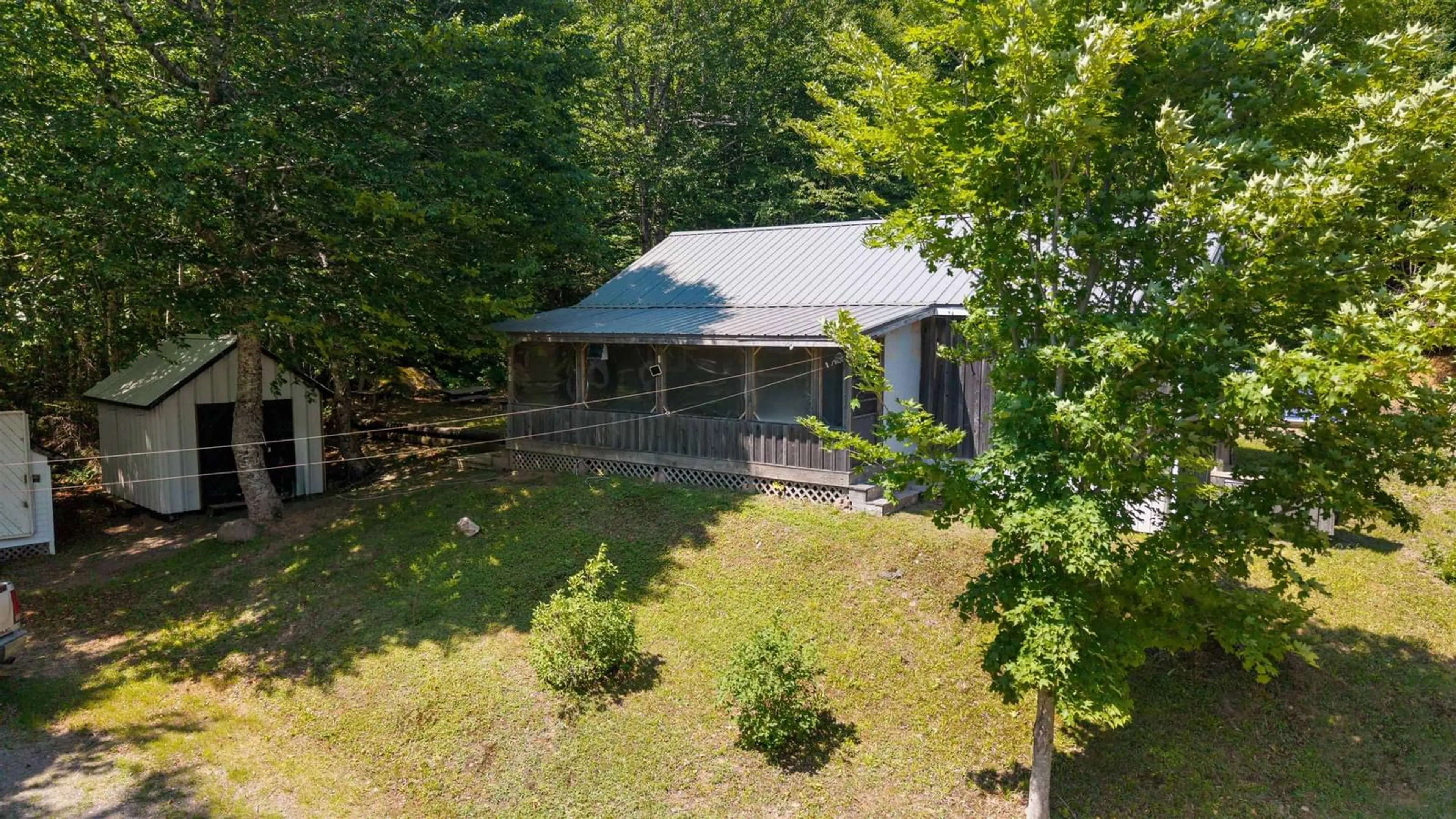 A pic from outside/outdoor area/front of a property/back of a property/a pic from drone, unknown for 790 Old Debert Rd, Byers Lake Nova Scotia B0K 1V0