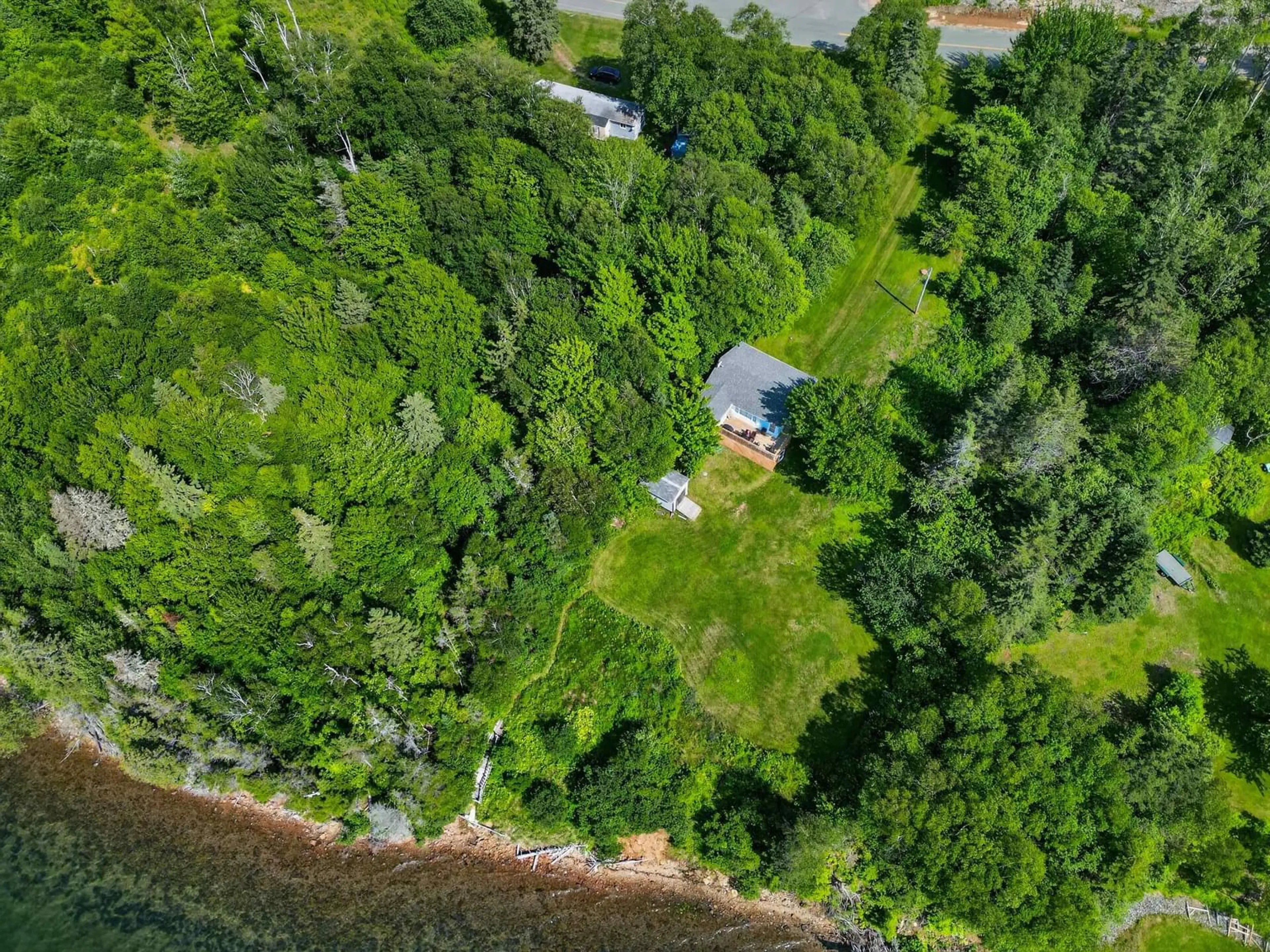A pic from outside/outdoor area/front of a property/back of a property/a pic from drone, water/lake/river/ocean view for 9931 Kempt Head, Valley Nova Scotia B1X 1N3
