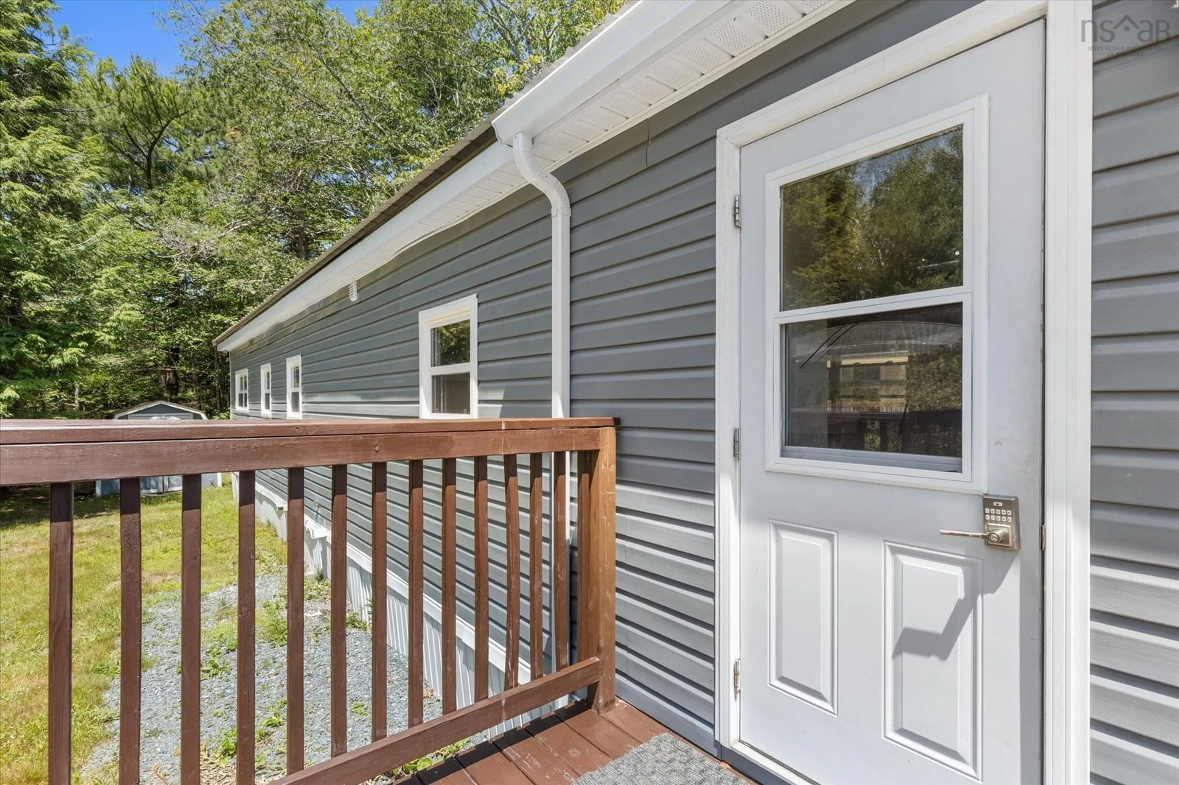 Home with vinyl exterior material, street for 7 Mini Pk, Wileville Nova Scotia B4V 5K6