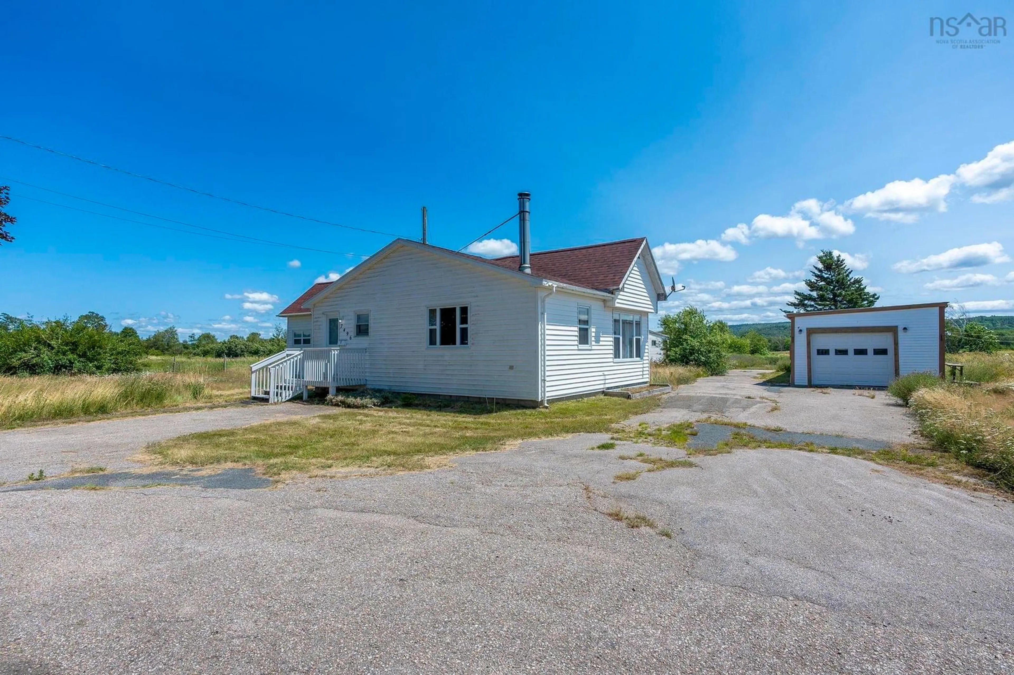A pic from outside/outdoor area/front of a property/back of a property/a pic from drone, building for 7426 1 Hwy, Upper Granville Nova Scotia B0S 1C0